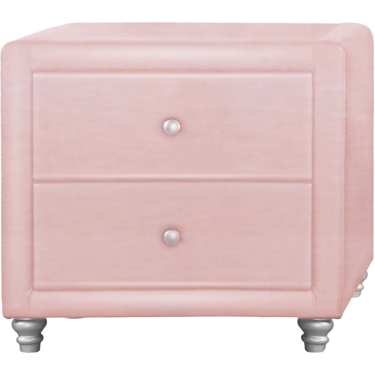  Camden Isle Upholstered Nightstand - Black - Bonton