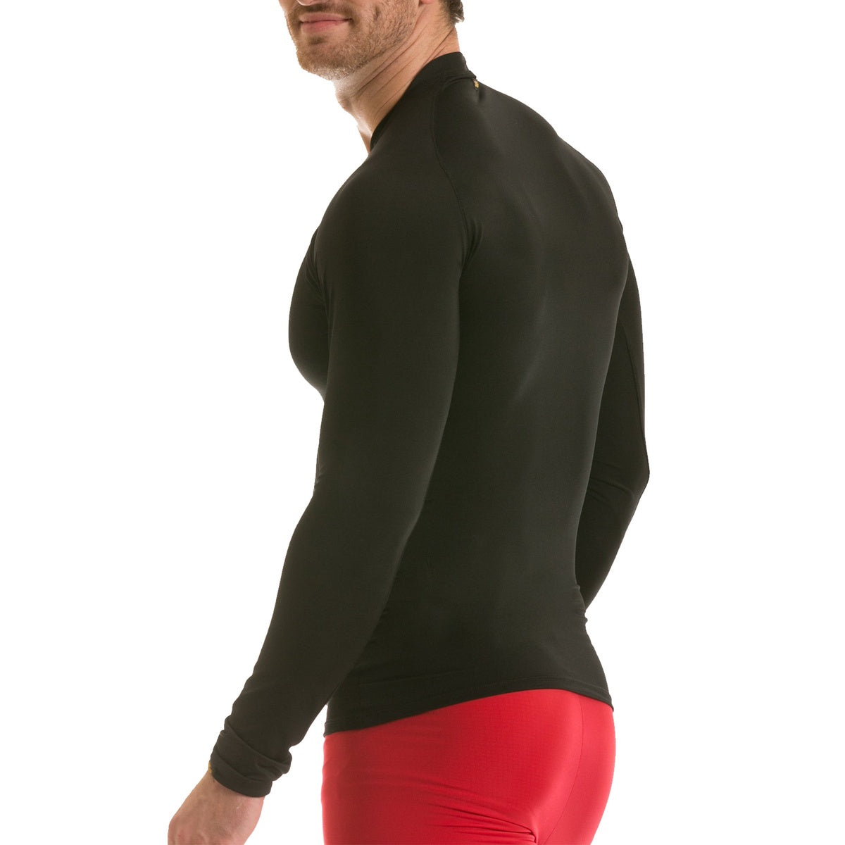  InstantFigure Insta Slim Activewear Compression Raglan Long Sleeve MA2010 - Black - Bonton