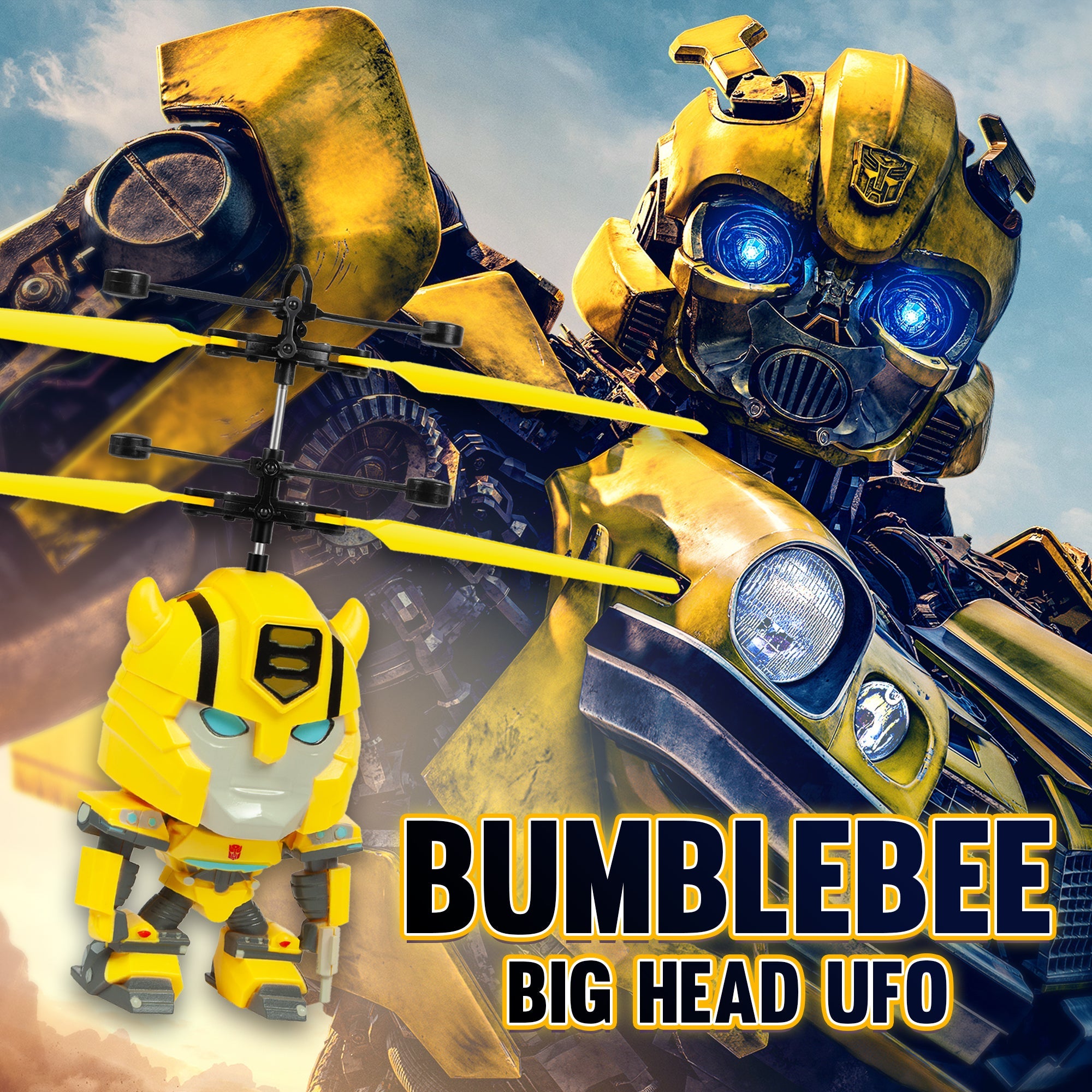  HobbyTron Transformers Bumble Bee Big Head UFO - Default Title - Bonton