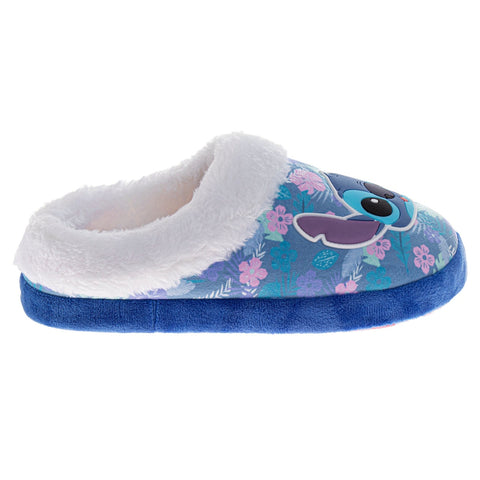 Disney Lilo & Stitch Women's Slippers Faux Fur, Plush, Fuzzy, Warm House Slippers (Size 5-12 Womens)