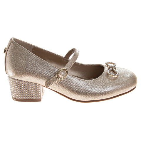 Badgley Mischka Girls' Toddler Heels Classy Dress Shoes