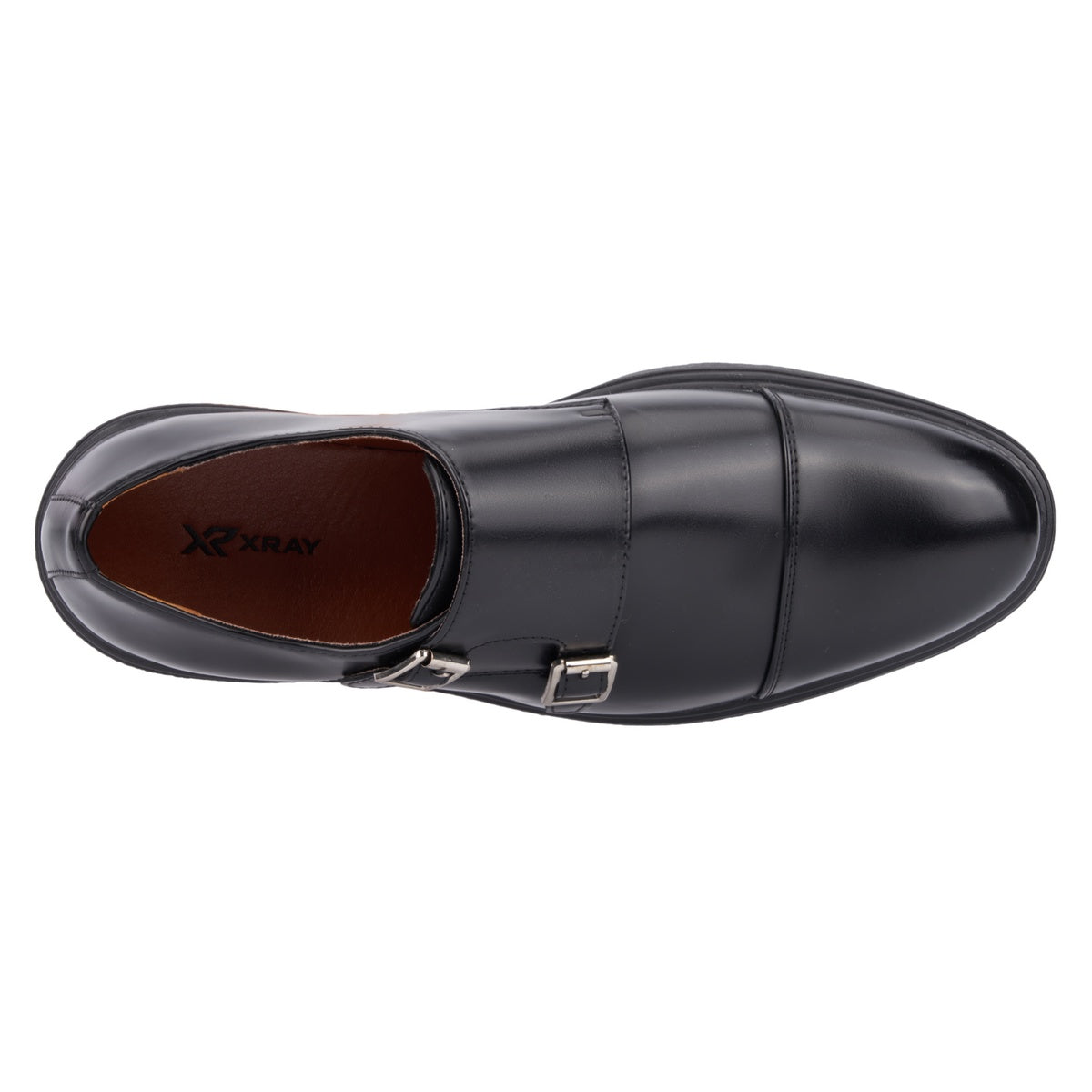 Xray Footwear Men's Gavin Monk Strap Dress Shoe - Black - Bonton