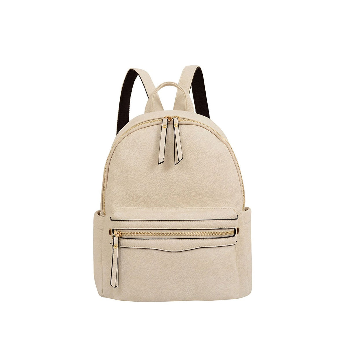  Mellow World Lacey Solid Backpack - Beige - Bonton
