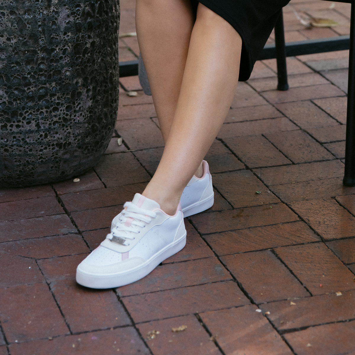 Mykos Diana Women's Lace-Up Sneaker - Light Grey/Light Blue - Bonton