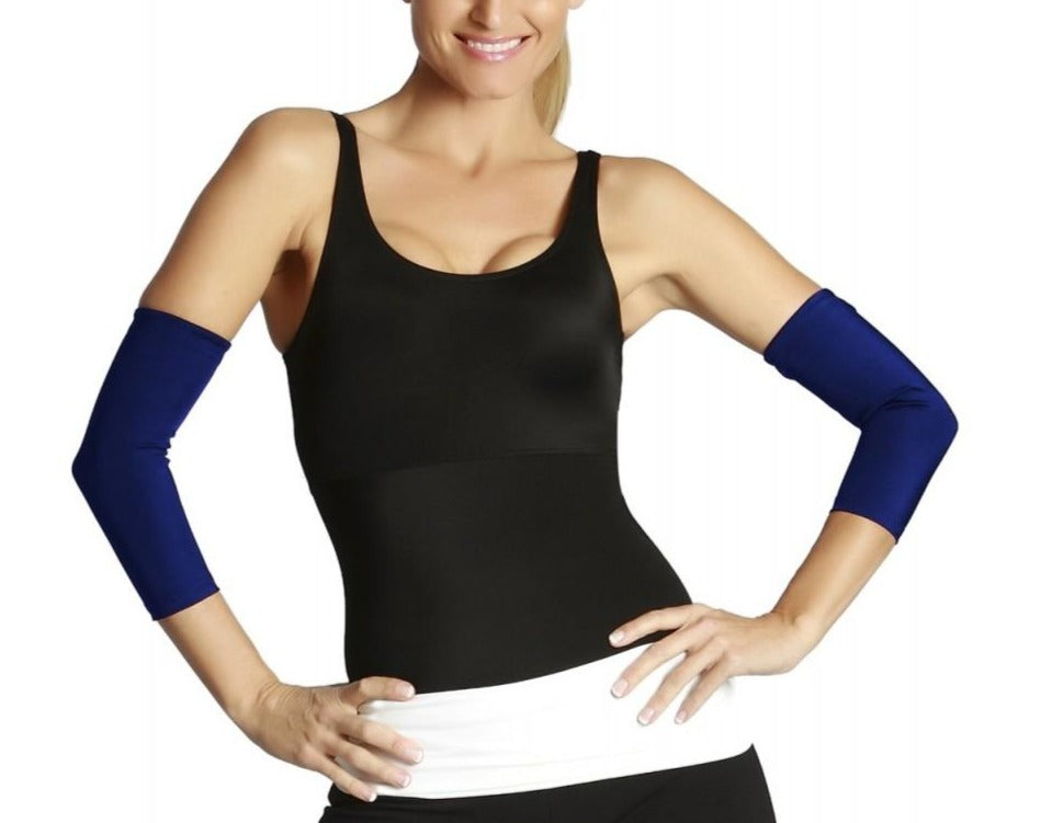  InstantFigure InstantFigure Unisex High Compression Elbow Forearm Sleeve AS60031 - Black - Bonton