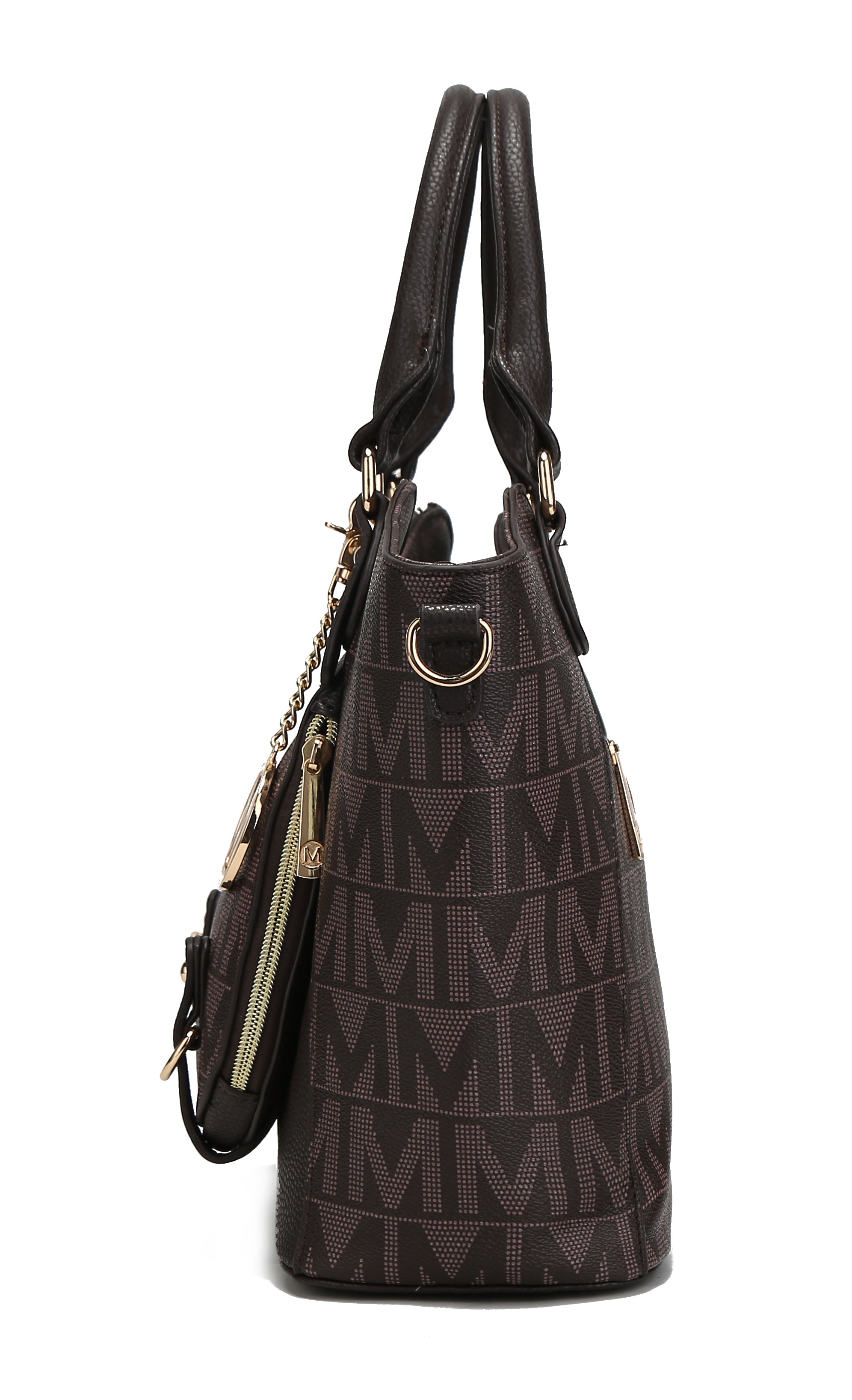  MKF Collection Fula Signature Shoulder Bag - Black - Bonton