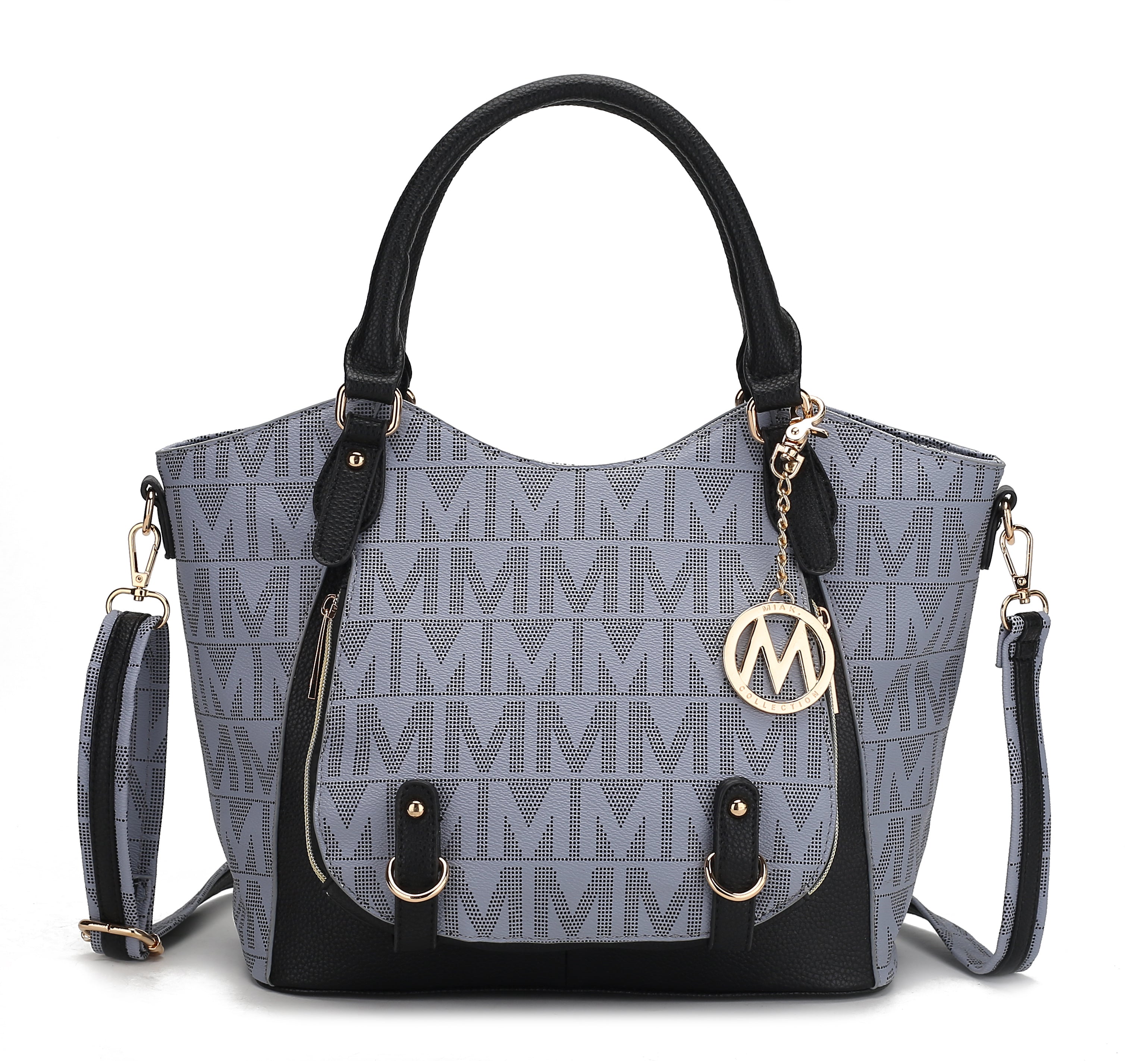  MKF Collection Fula Signature Shoulder Bag - Black - Bonton