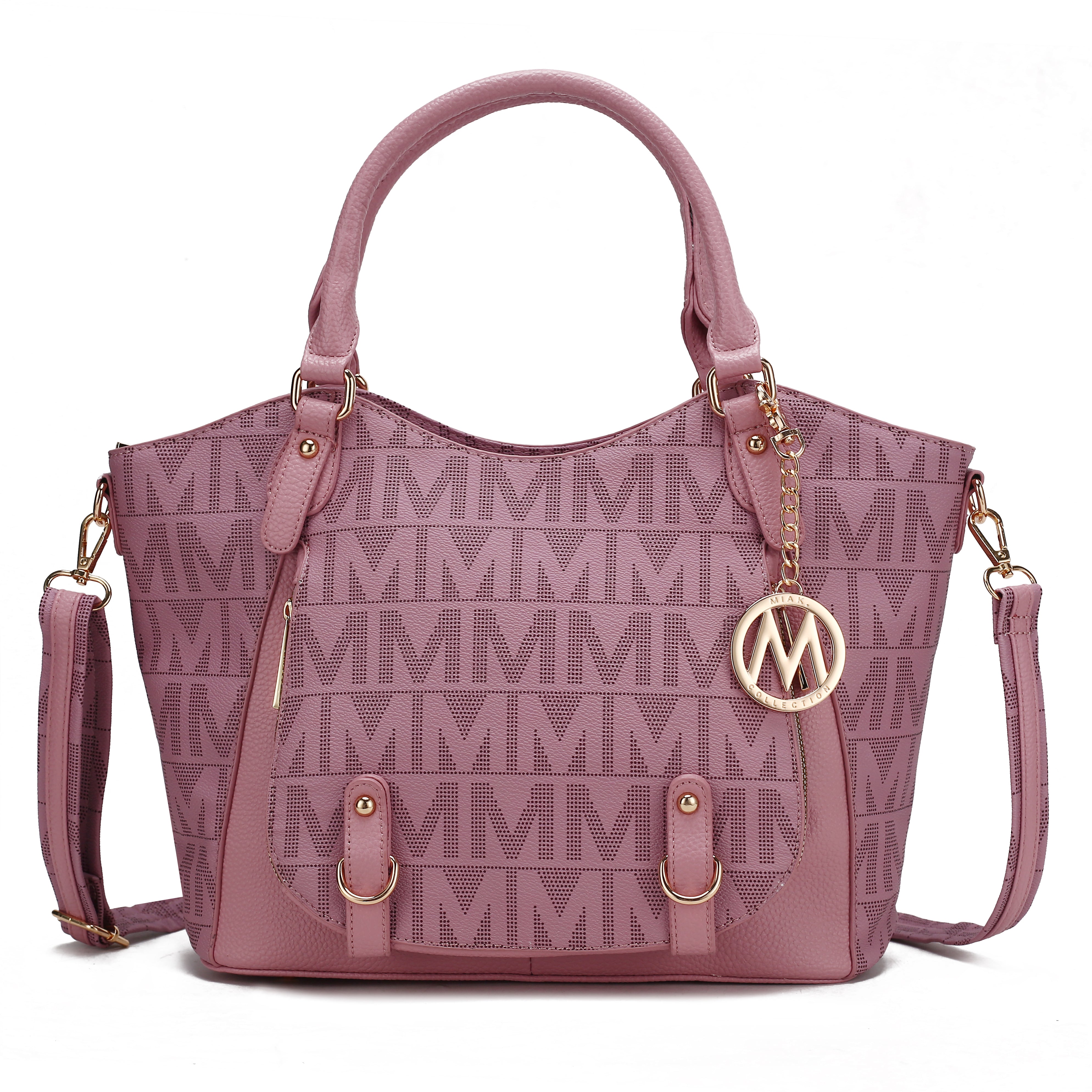  MKF Collection Fula Signature Shoulder Bag - Black - Bonton