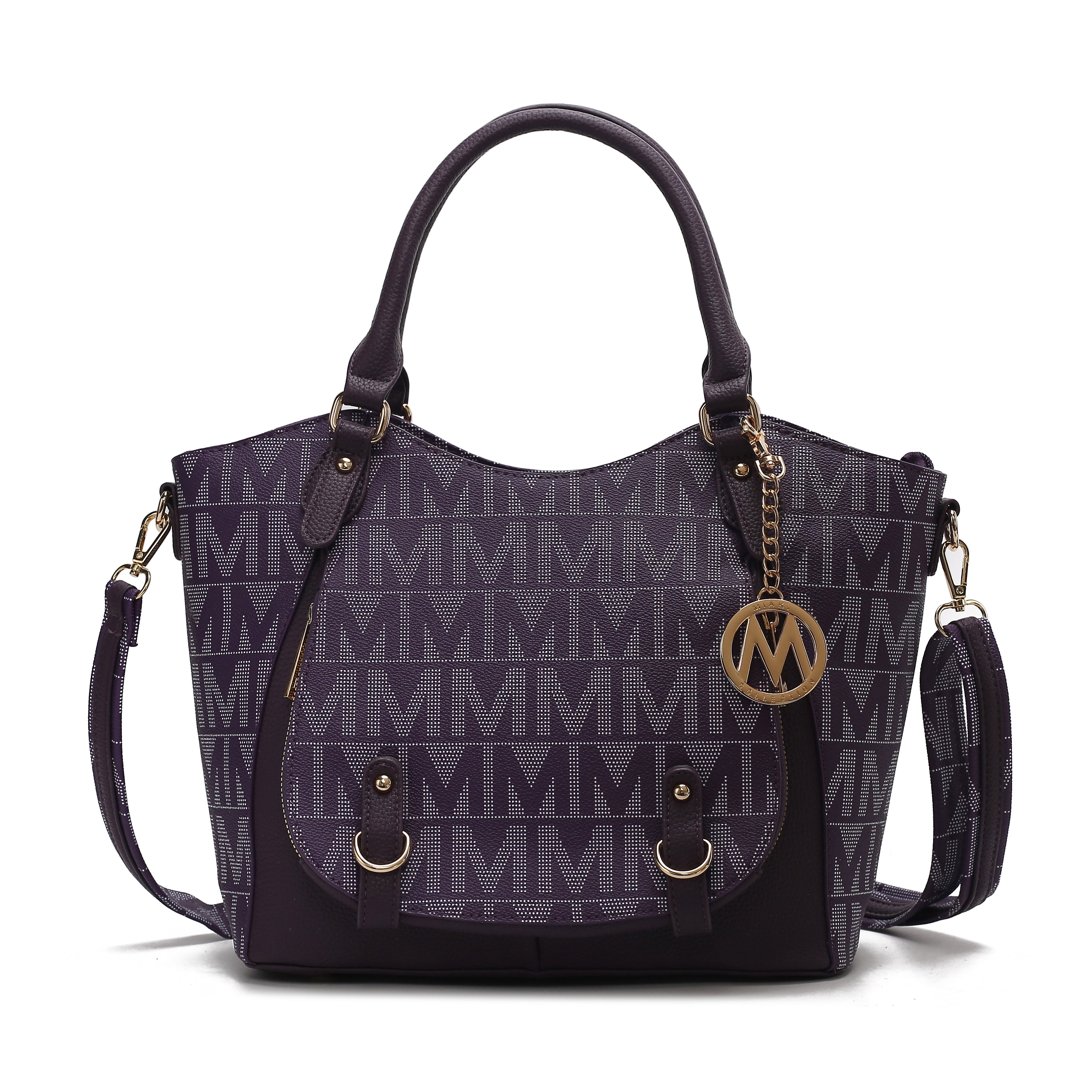  MKF Collection Fula Signature Shoulder Bag - Black - Bonton