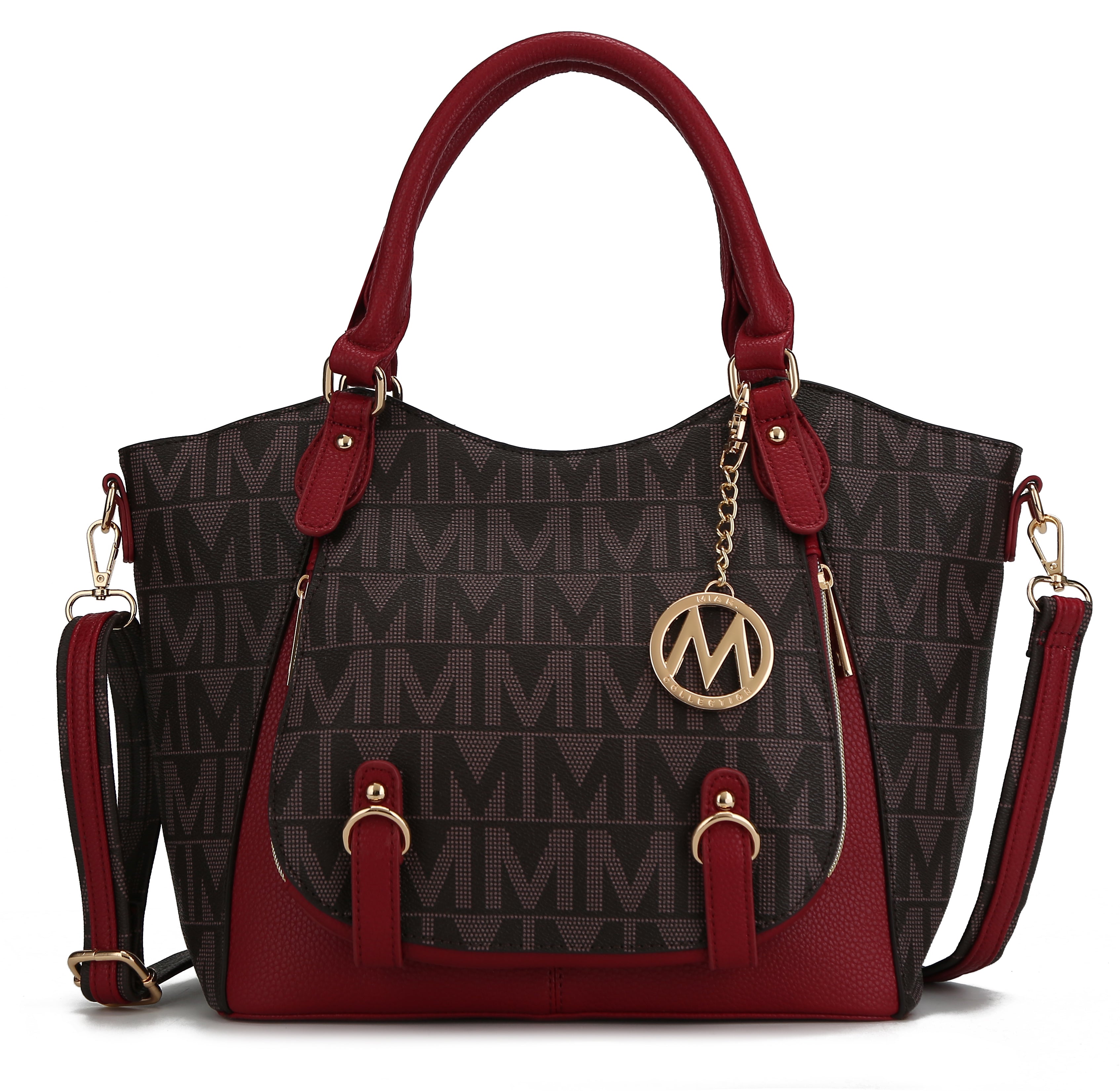 MKF Collection Fula Signature Shoulder Bag - Black - Bonton