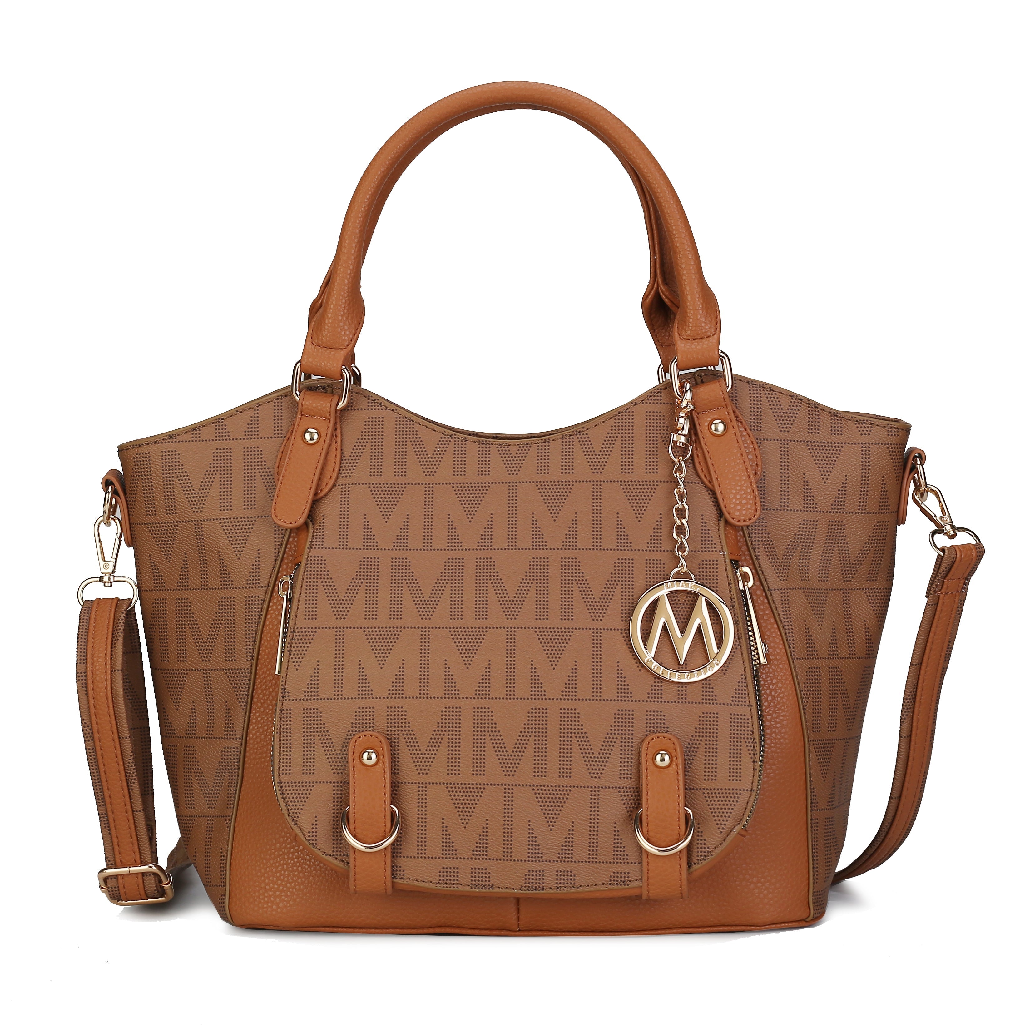  MKF Collection Fula Signature Shoulder Bag - Black - Bonton