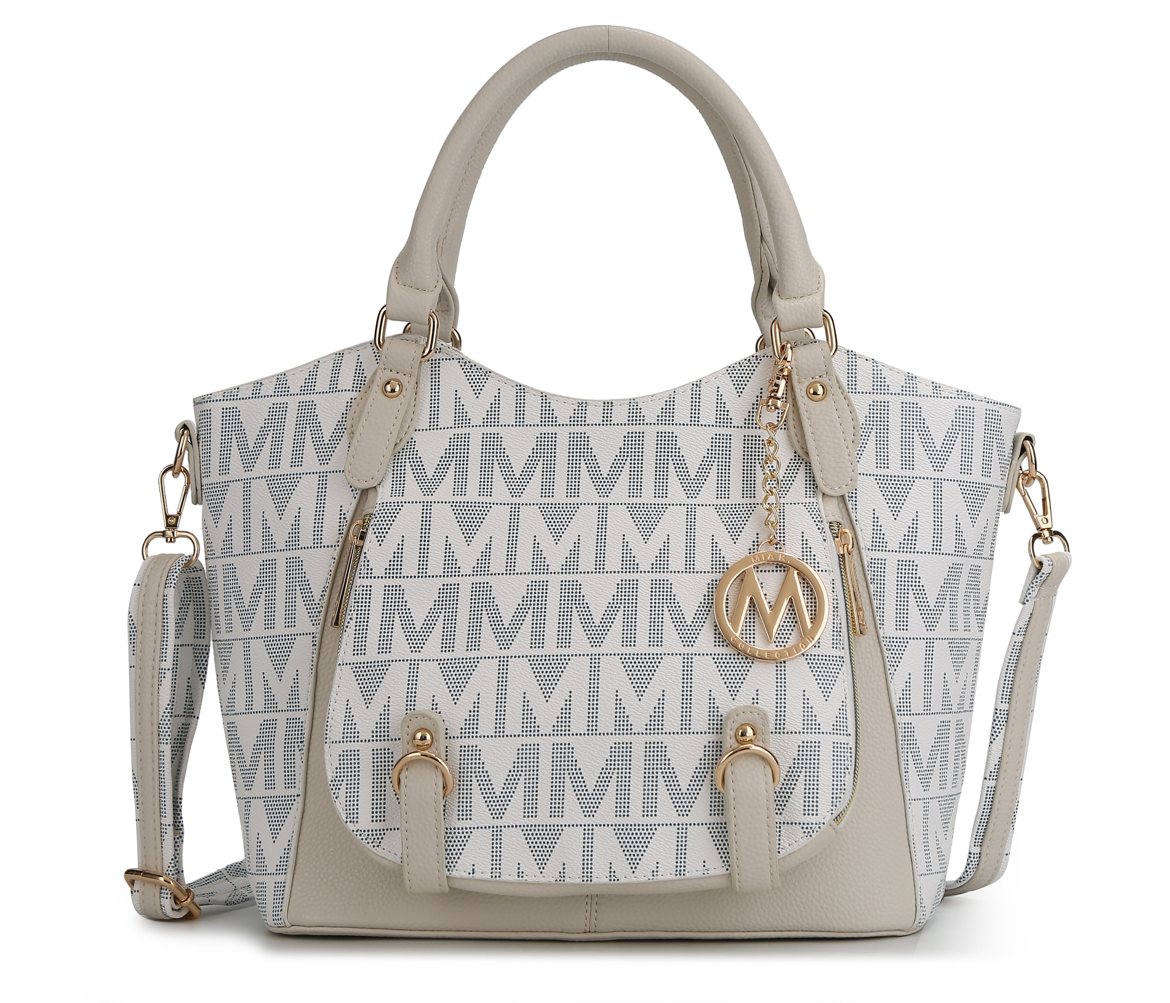  MKF Collection Fula Signature Shoulder Bag - Black - Bonton