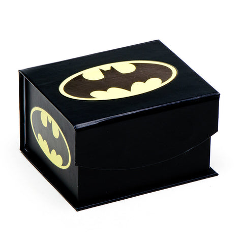 Stainless Steel Carbon Fiber Batman Cufflinks