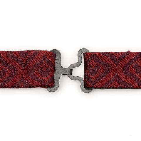 Mickey Mouse Holiday Maroon Bow Tie