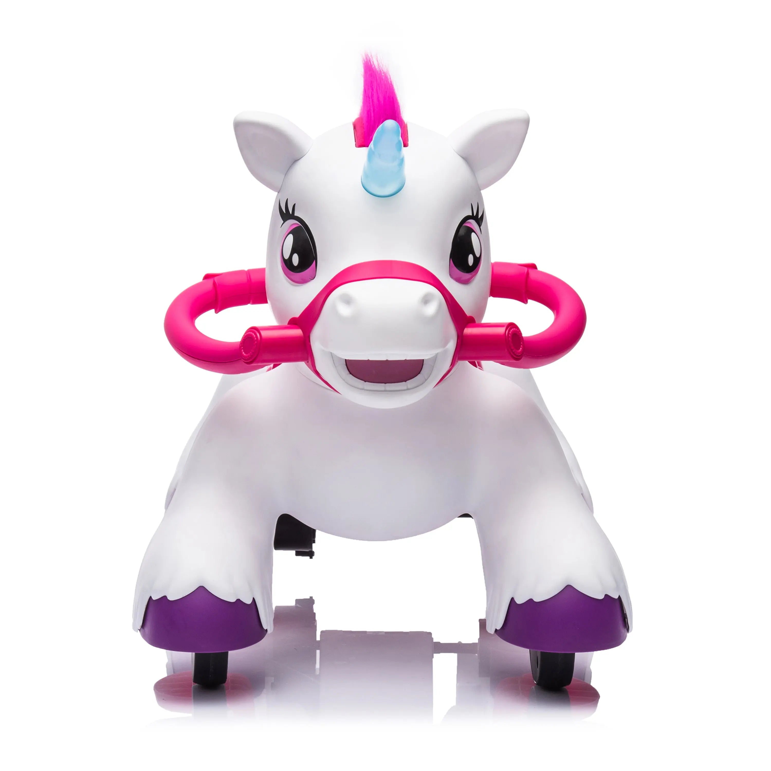  Freddo Freddo Unicorn 12V Ride-On - White - Bonton