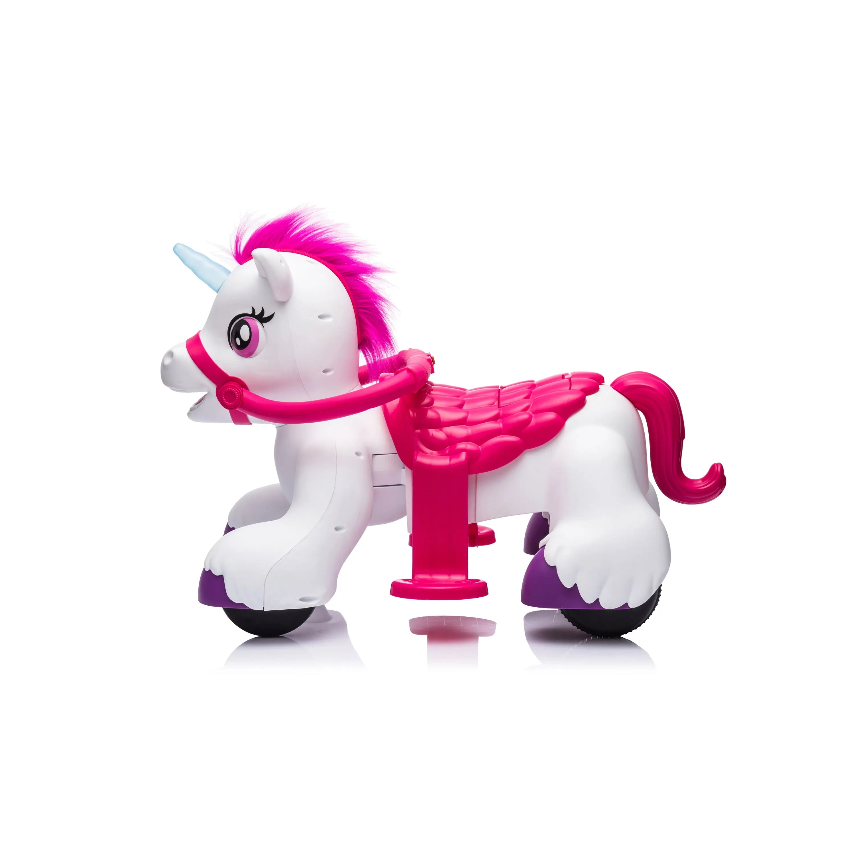  Freddo Freddo Unicorn 12V Ride-On - White - Bonton