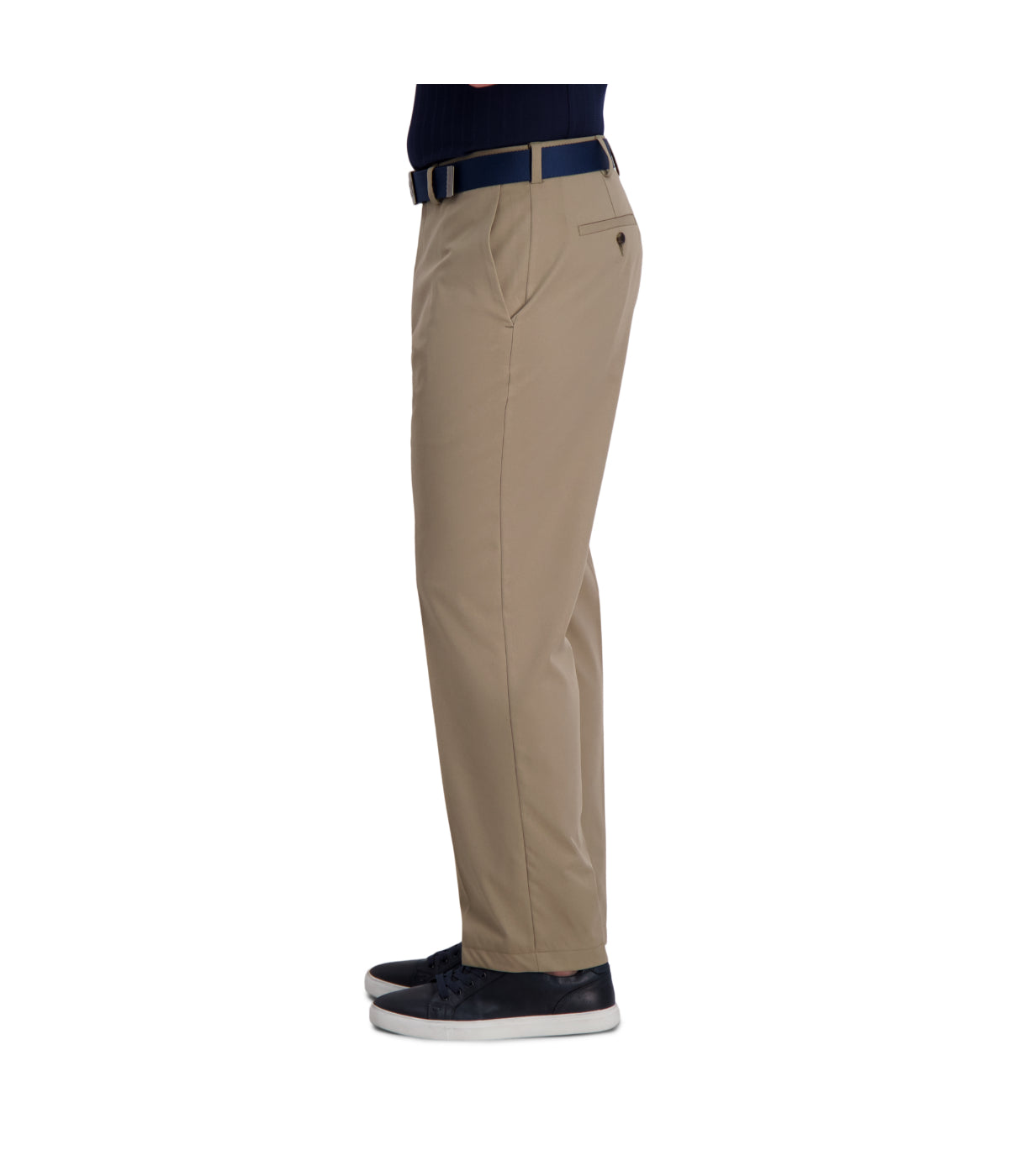  Haggar Haggar Men's Cool Right Performance Flex Classic Fit Pant Khaki Heather - Khaki Heather - Bonton