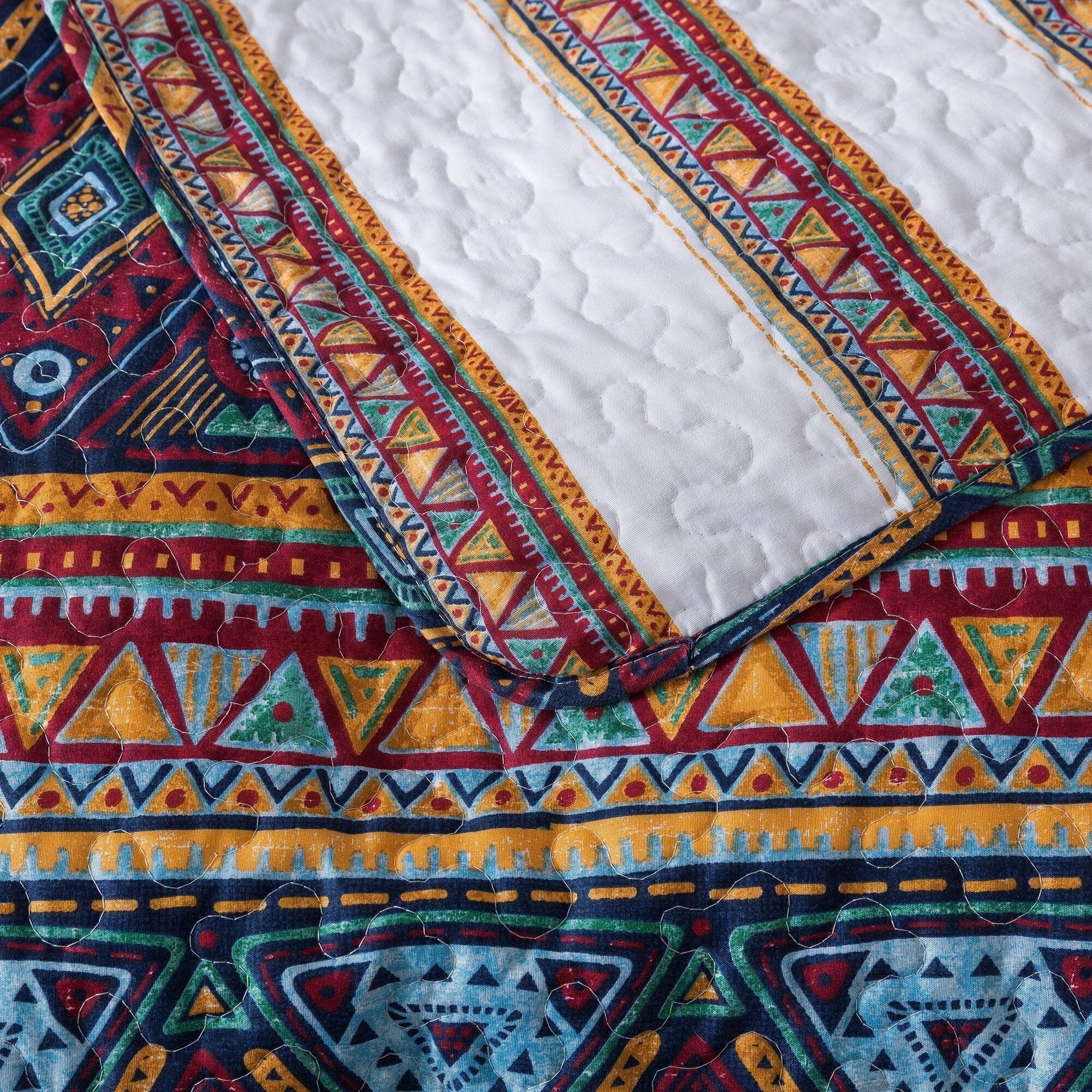  DaDa Bedding Collection DaDa Bedding Southwestern Aztec Bohemian Desert Tribal Quilted Bedspread Set (KSX-002) by DaDa Bedding Collection - Twin - Bonton