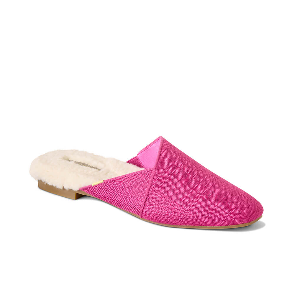  Luvons Devon Luxe Memory Foam Slippers - Vibrant Raspberry - Bonton