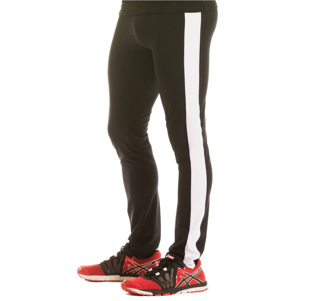  InstantFigure Insta Slim I.S.Pro USA Activewear Compression Pants MA2212 - Black/Gunmetal - Bonton