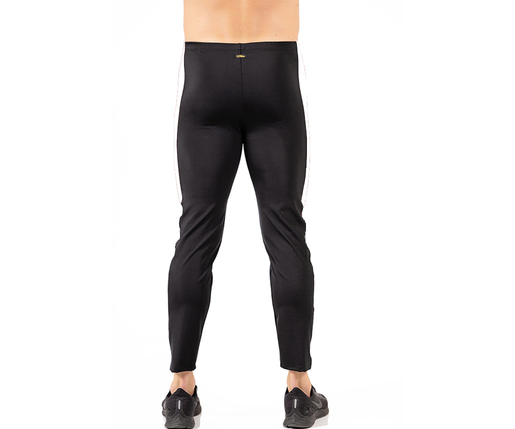  InstantFigure Insta Slim I.S.Pro USA Activewear Compression Pants MA2212 - Black/Gunmetal - Bonton