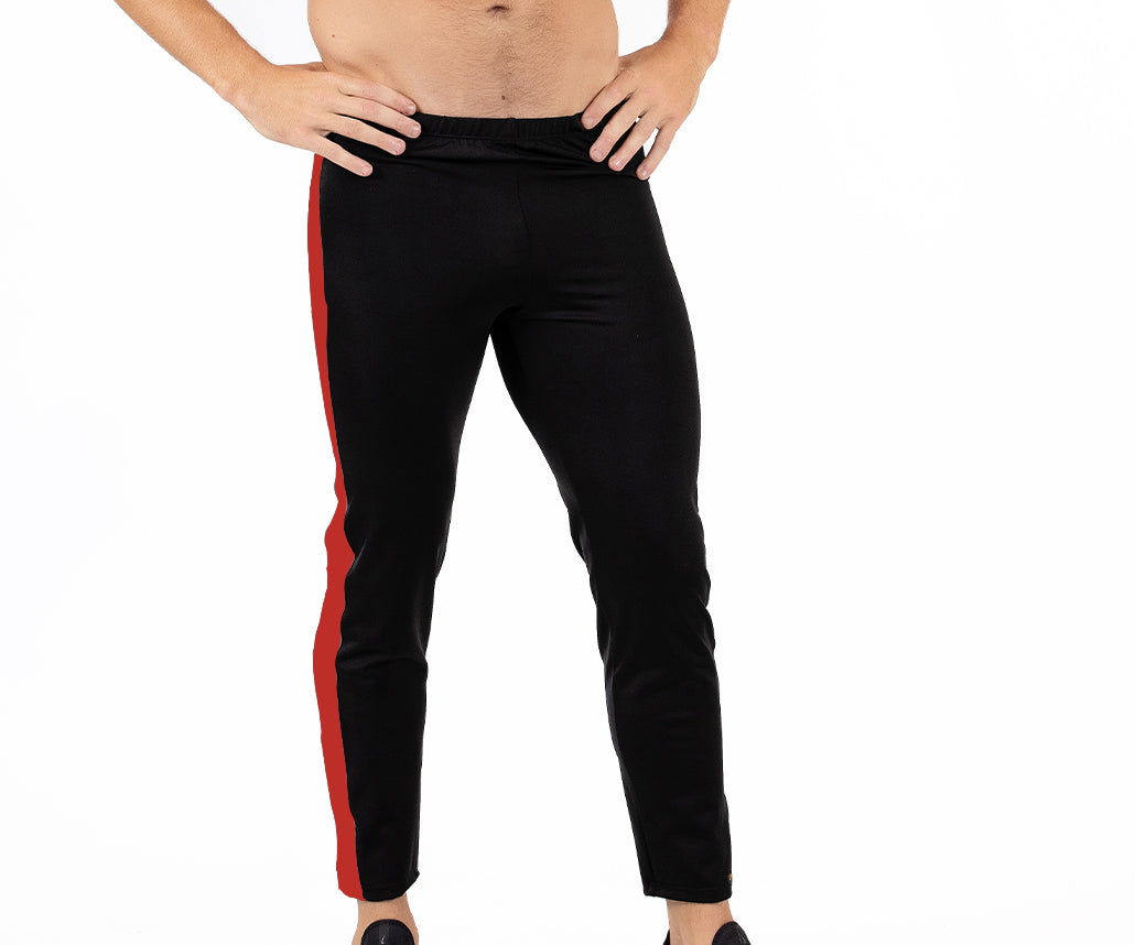  InstantFigure Insta Slim I.S.Pro USA Activewear Compression Pants MA2212 - Black/Gunmetal - Bonton