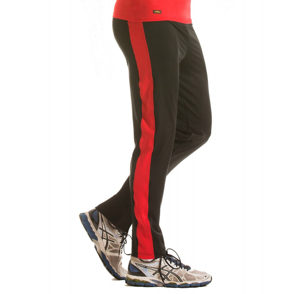  InstantFigure Insta Slim I.S.Pro USA Activewear Compression Pants MA2212 - Black/Gunmetal - Bonton