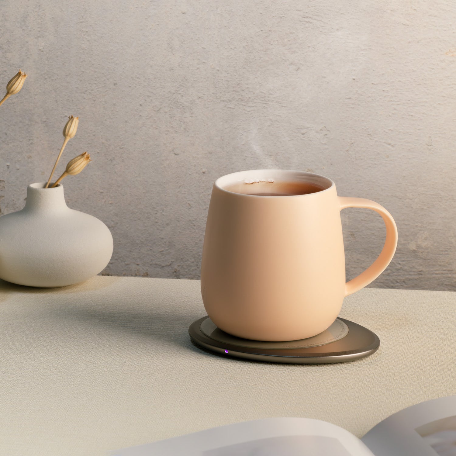  OHOM Ui 3 Self-Heating Mug Set - Rosy Apricot - Bonton