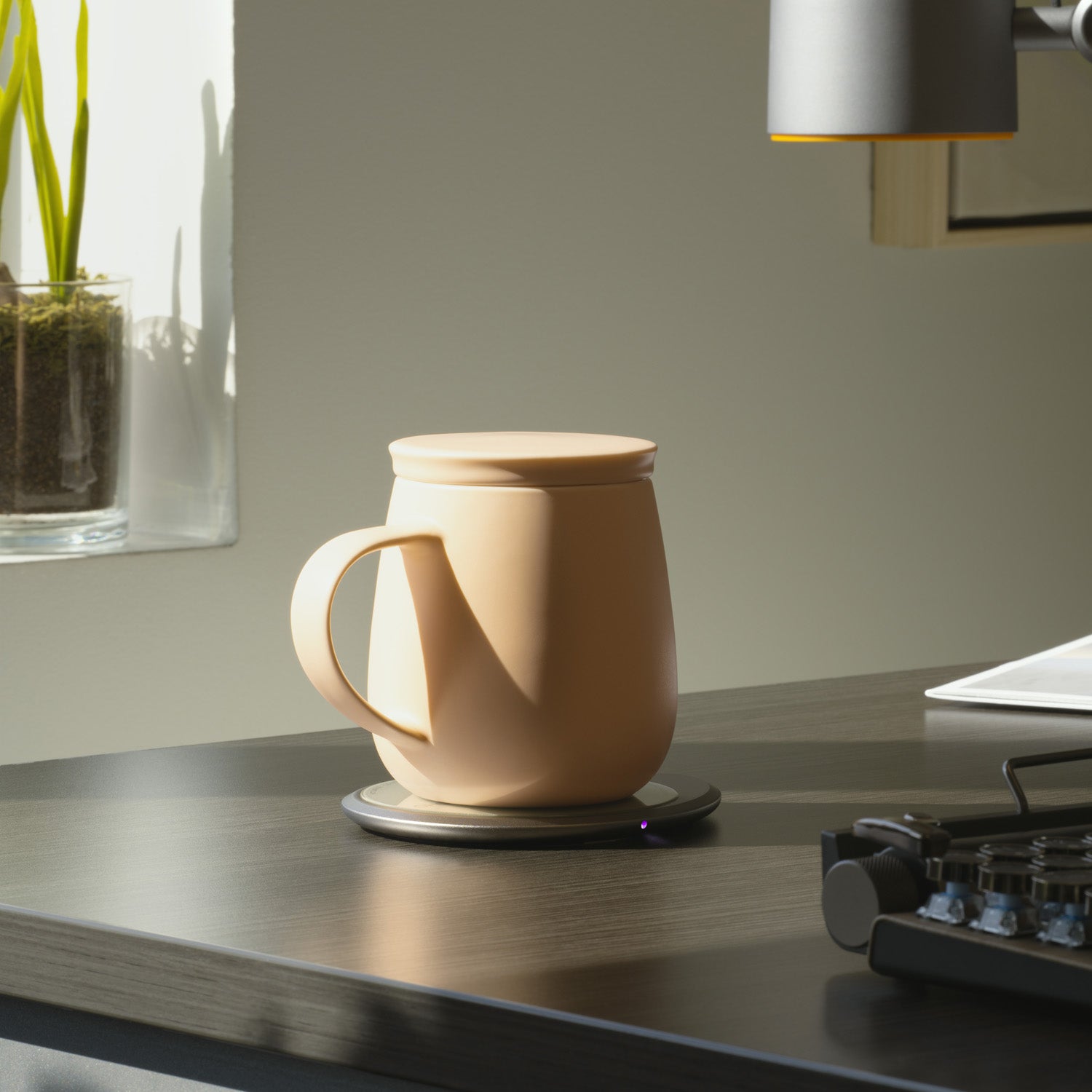  OHOM Ui 3 Self-Heating Mug Set - Rosy Apricot - Bonton