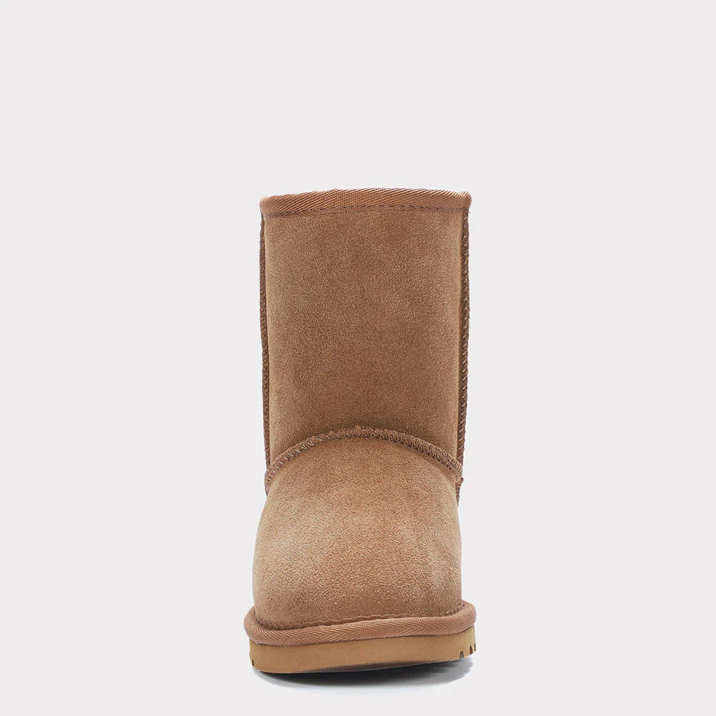  Mykos Kora Youth Slip-on Boot - Slate Blue/Chestnut - Bonton