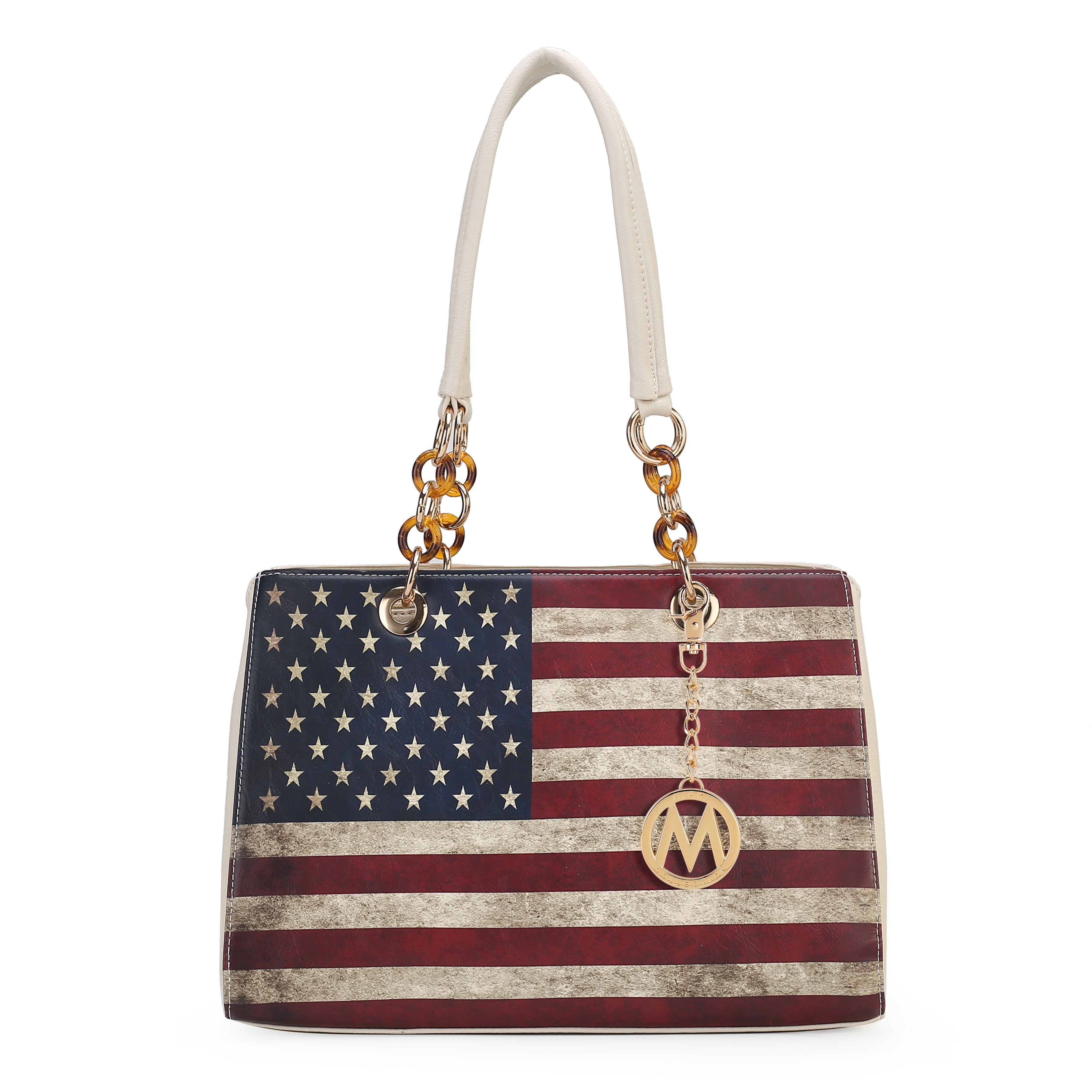  MKF Collection Nevaeh Shoulder Bag - Beige - Bonton