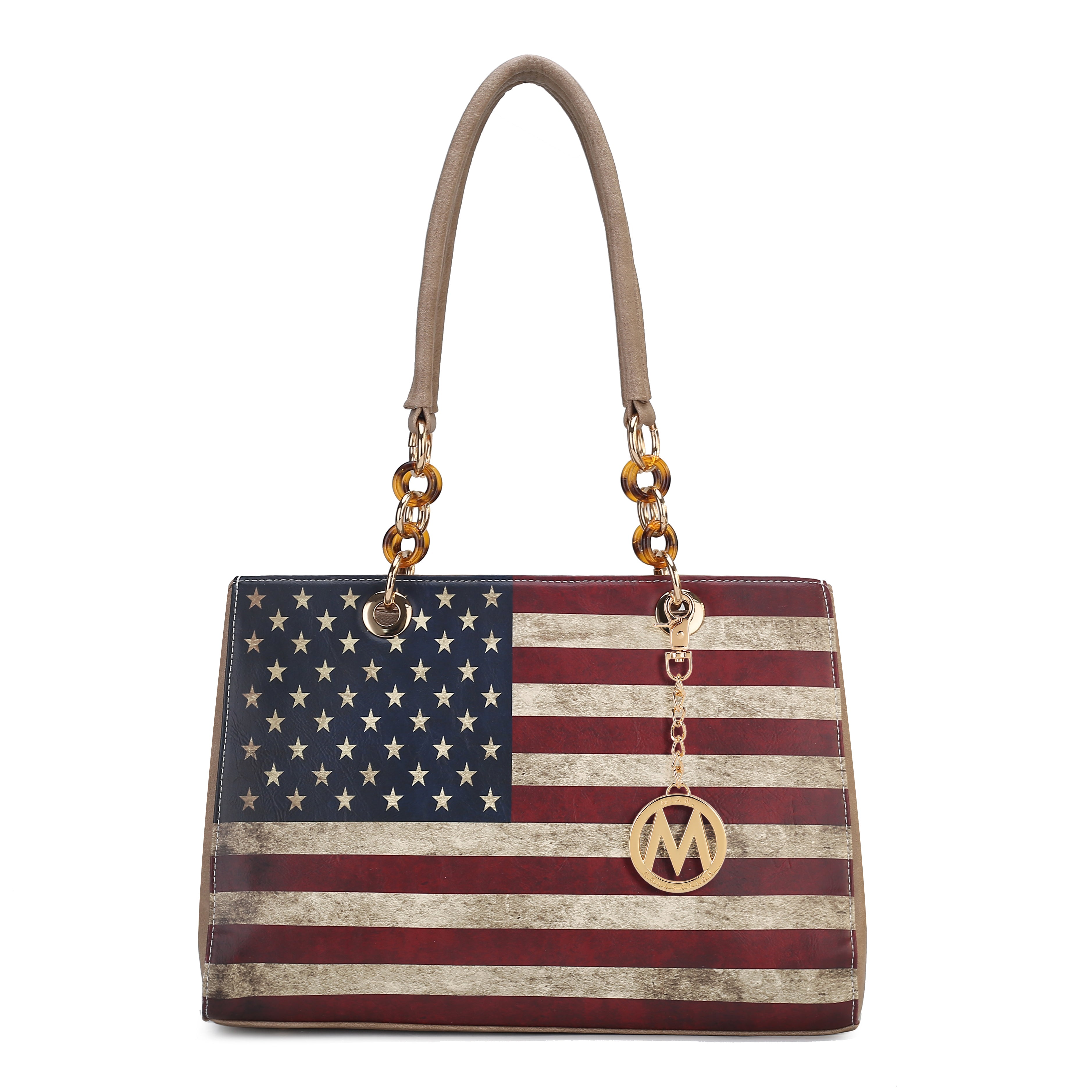  MKF Collection Nevaeh Shoulder Bag - Beige - Bonton
