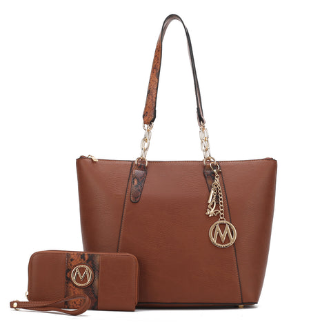 Ximena Tote Bag and Wallet Set