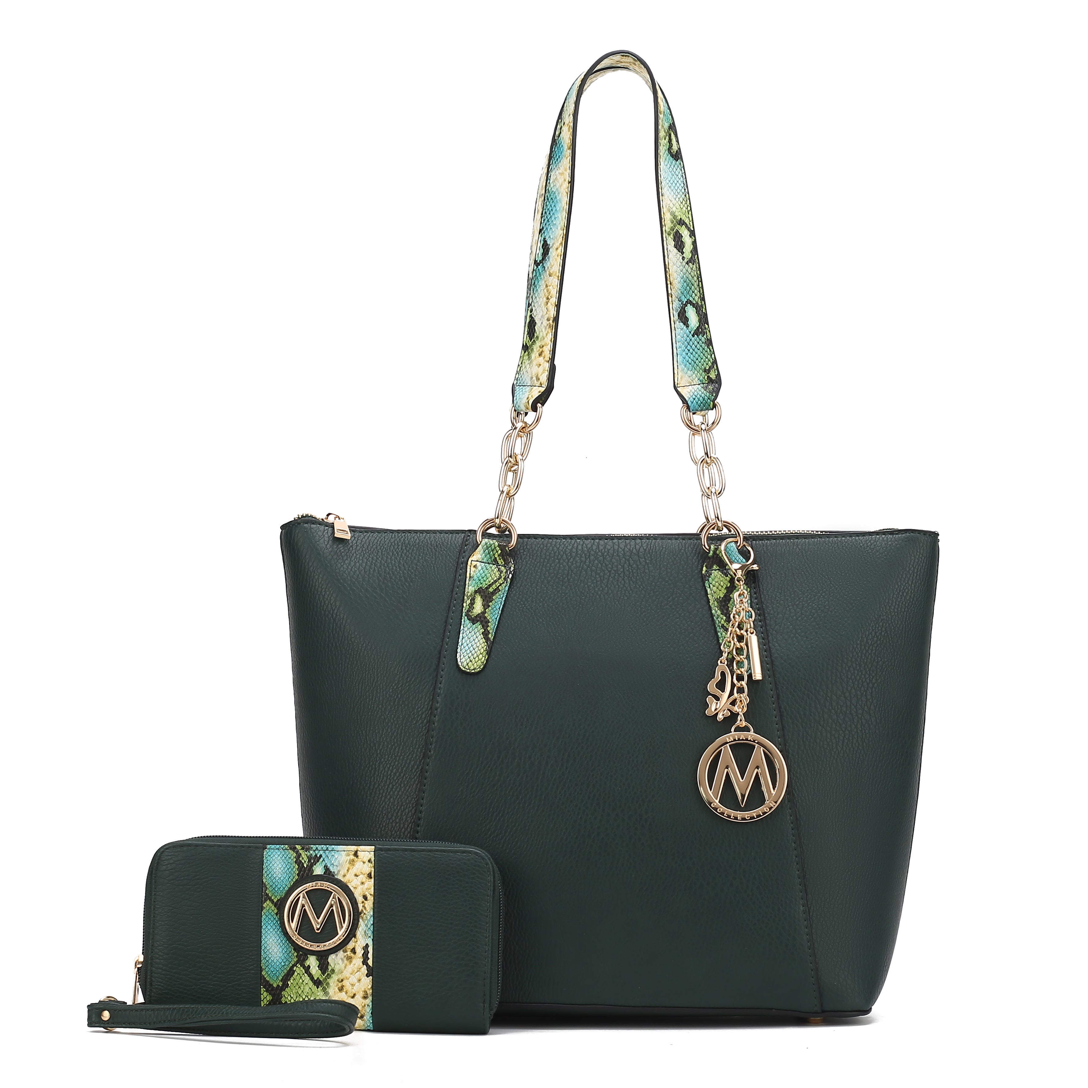  MKF Collection Ximena Tote Bag and Wallet Set - Brown - Bonton