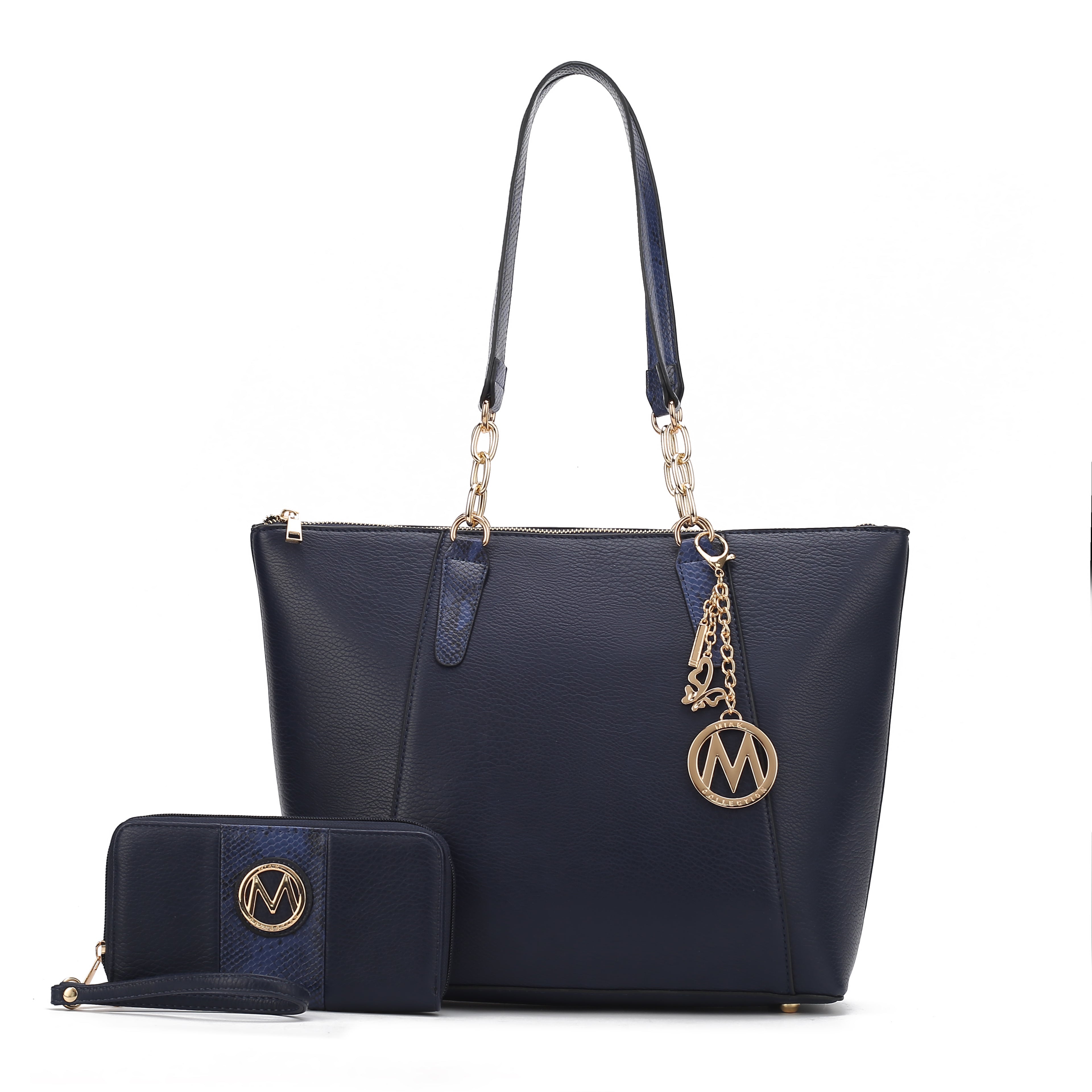  MKF Collection Ximena Tote Bag and Wallet Set - Brown - Bonton