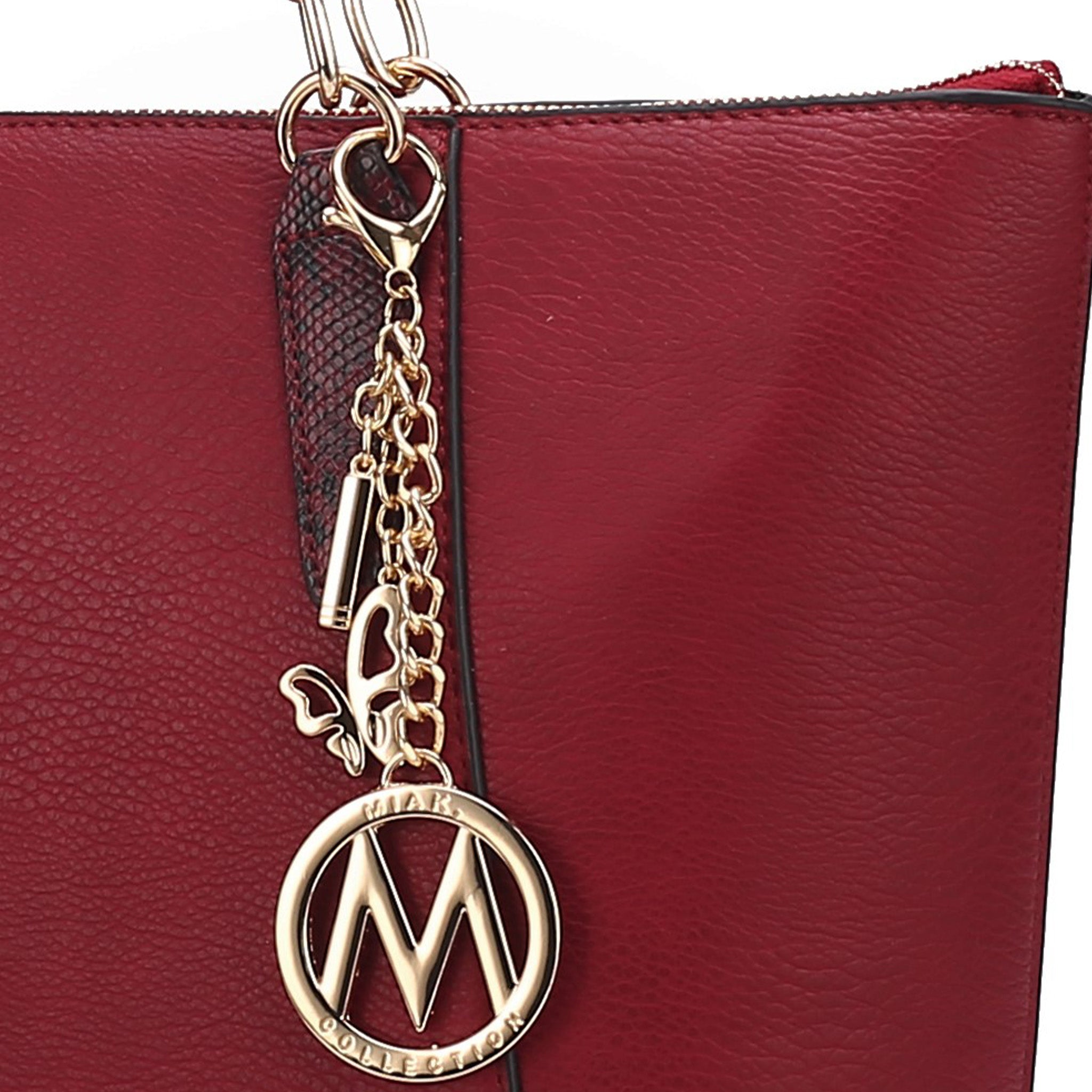  MKF Collection Ximena Tote Bag and Wallet Set - Brown - Bonton