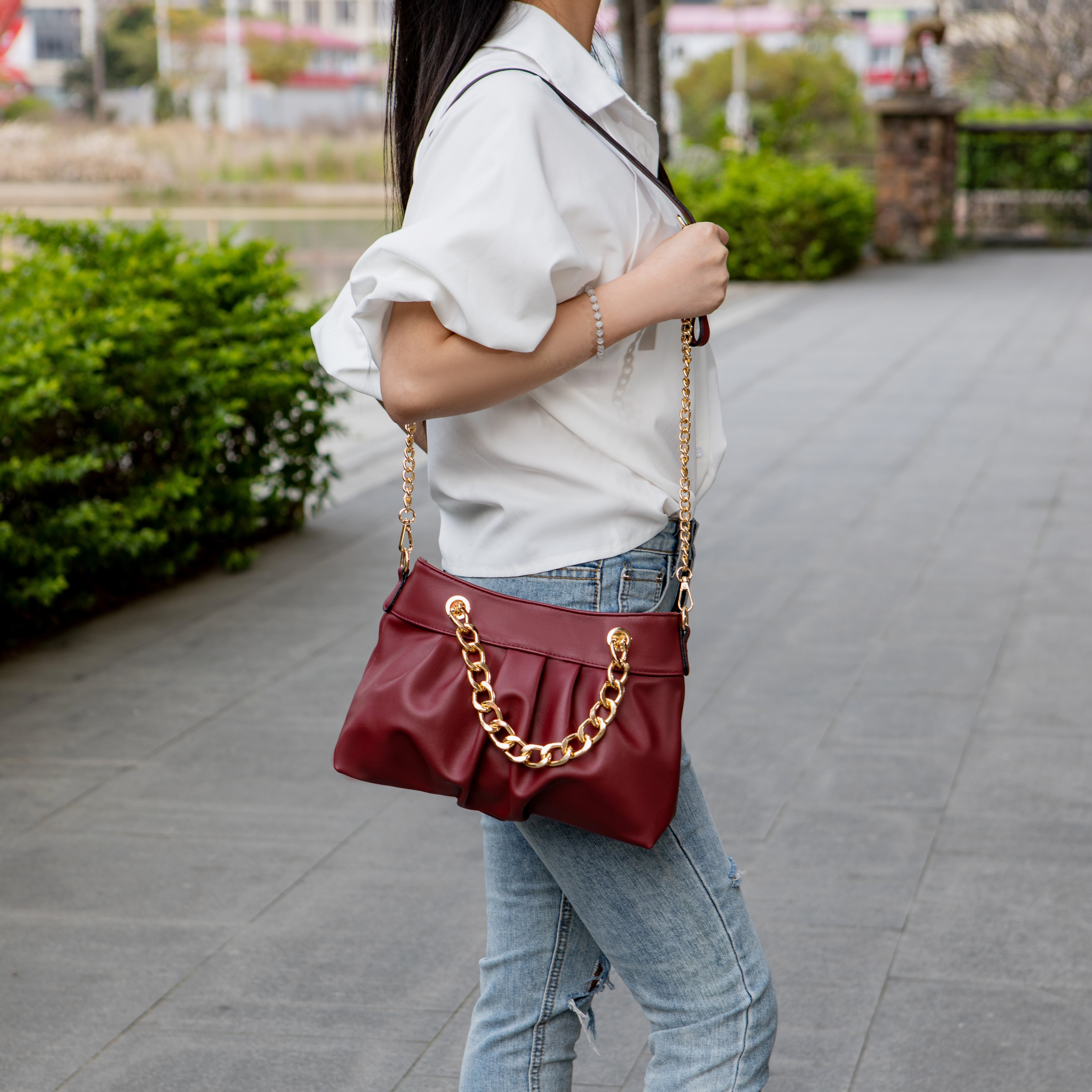  MKF Collection Marvila Shoulder Bag - Beige - Bonton