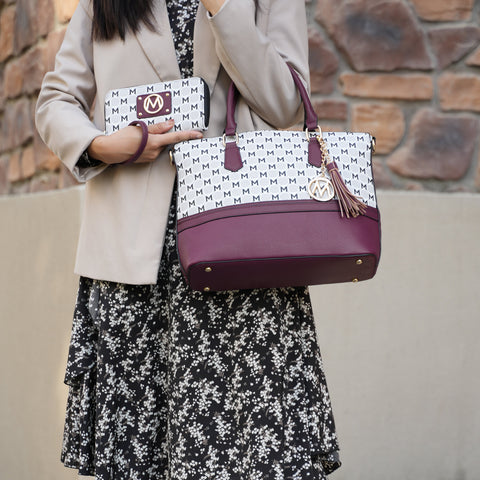 Saylor Tote Bag and Wallet Set