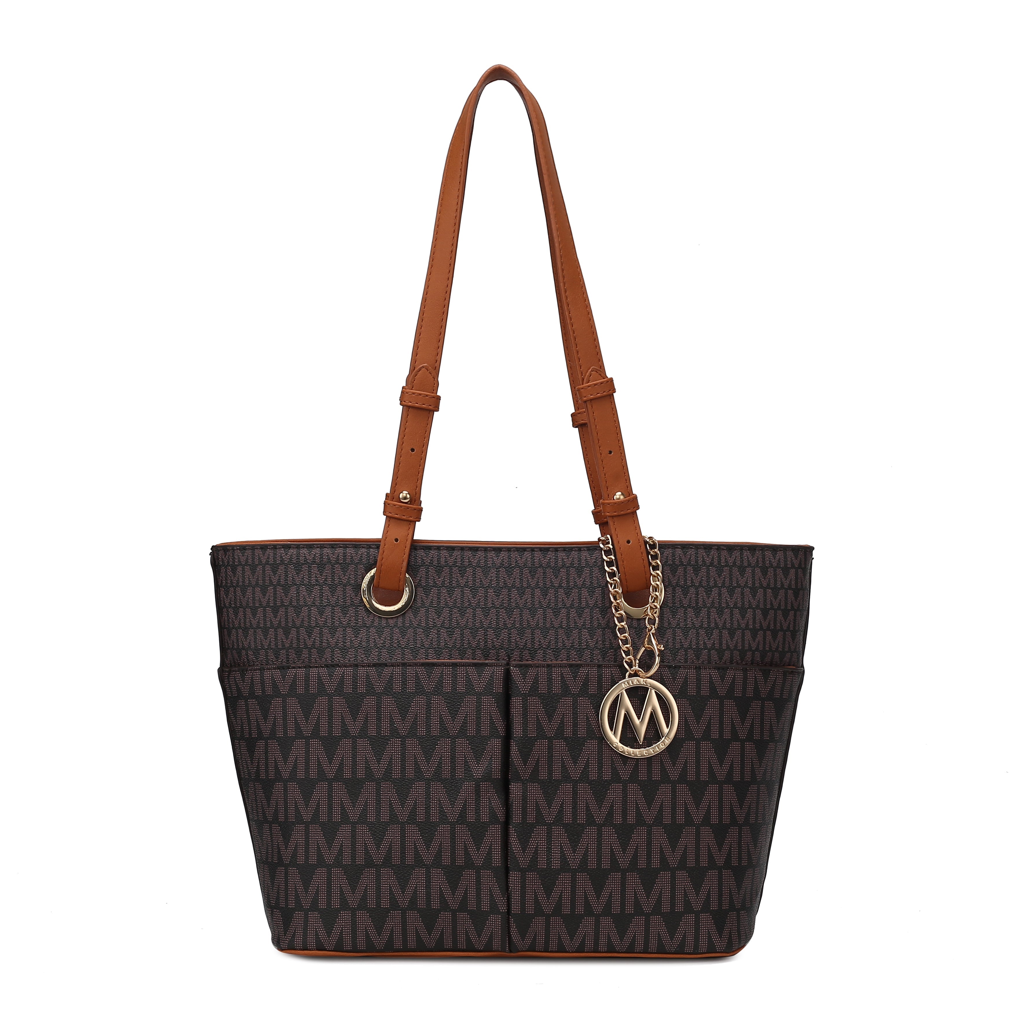  MKF Collection Lori Signature Tote Bag - Brown - Bonton