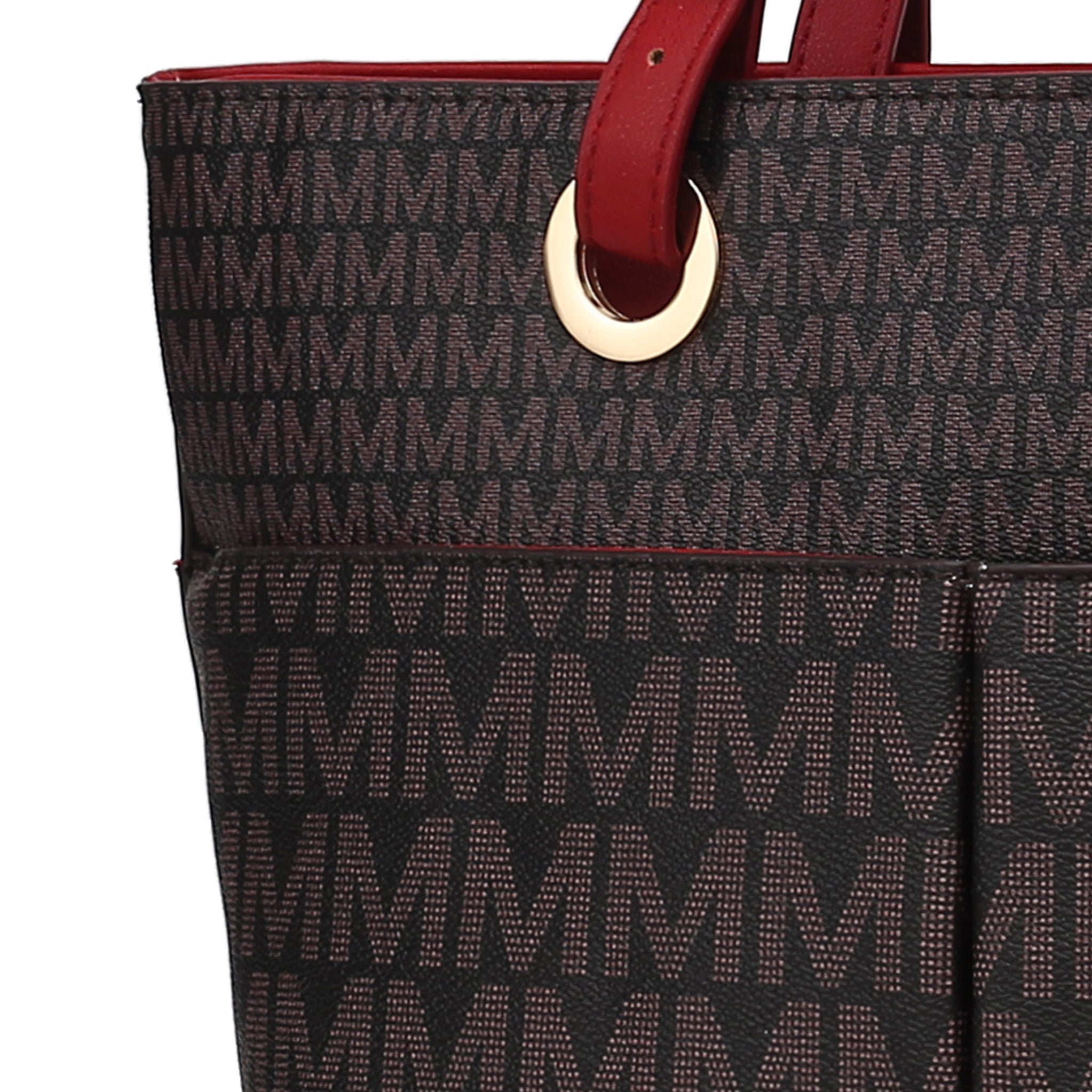  MKF Collection Lori Signature Tote Bag - Brown - Bonton