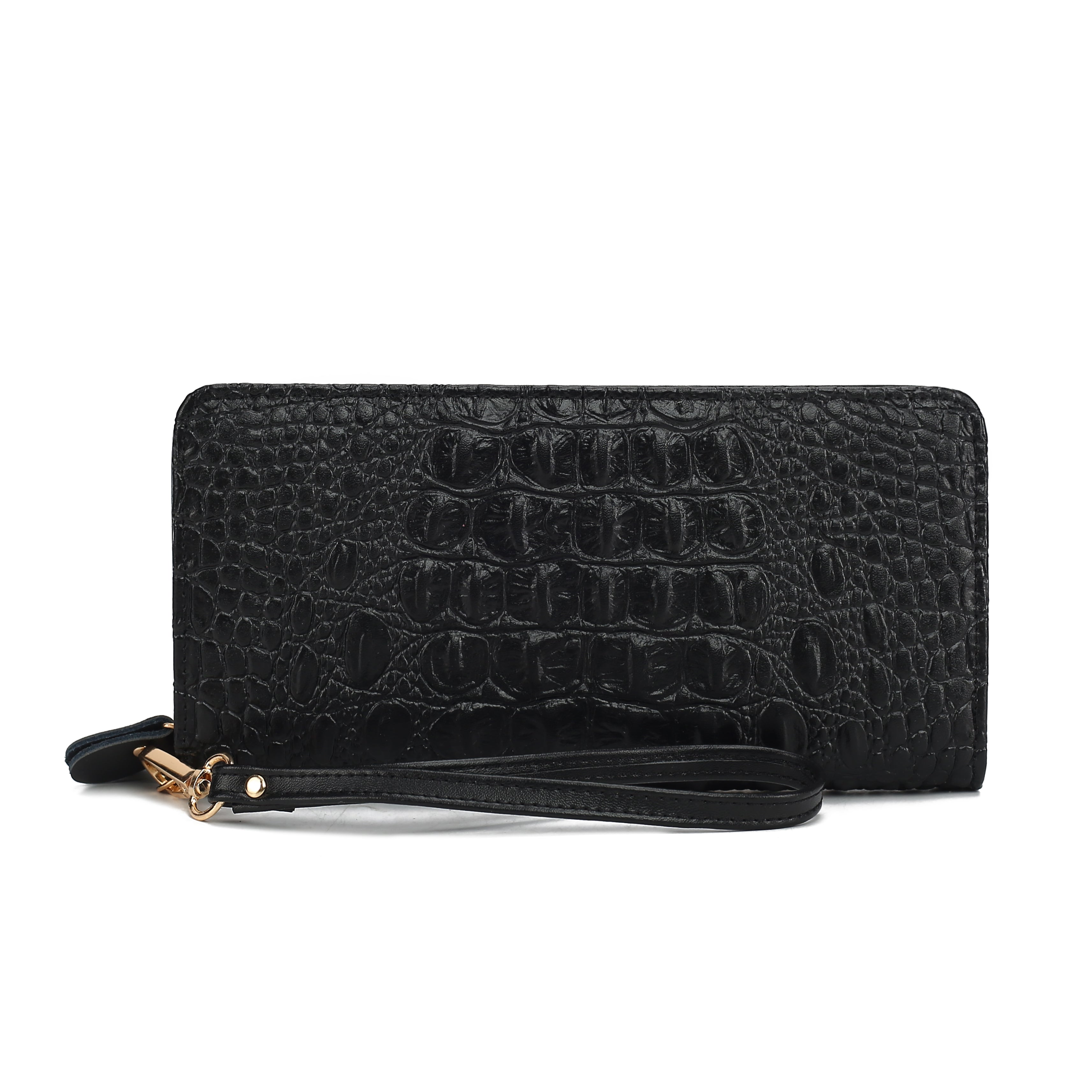  MKF Collection Eve Leather Wallet - Black - Bonton