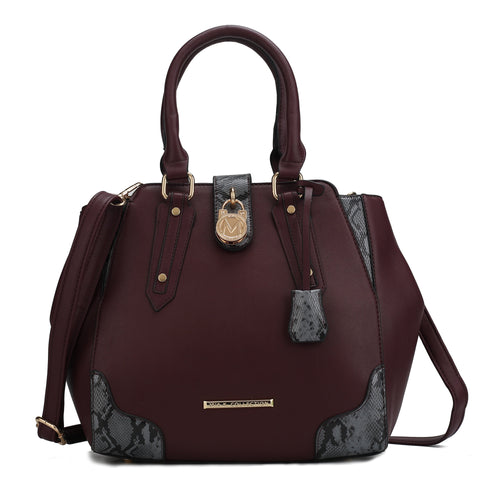 Lorena Embossed Shoulder Bag