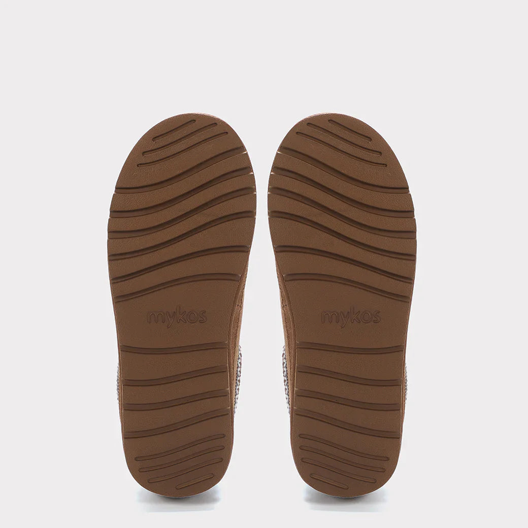  Mykos Jaden Wide Men's Slip-on Clog - Chestnut - Bonton