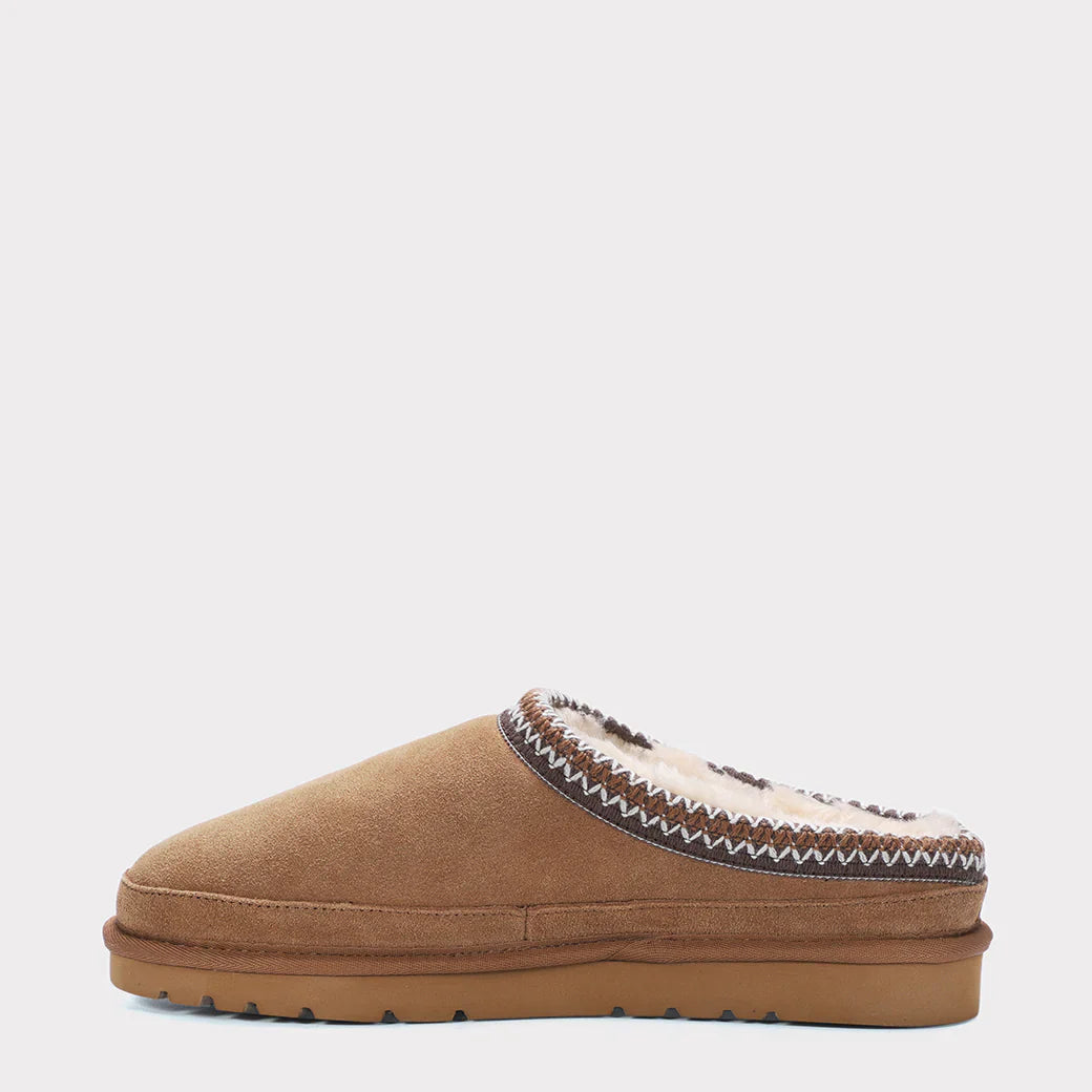  Mykos Jaden Wide Men's Slip-on Clog - Chestnut - Bonton
