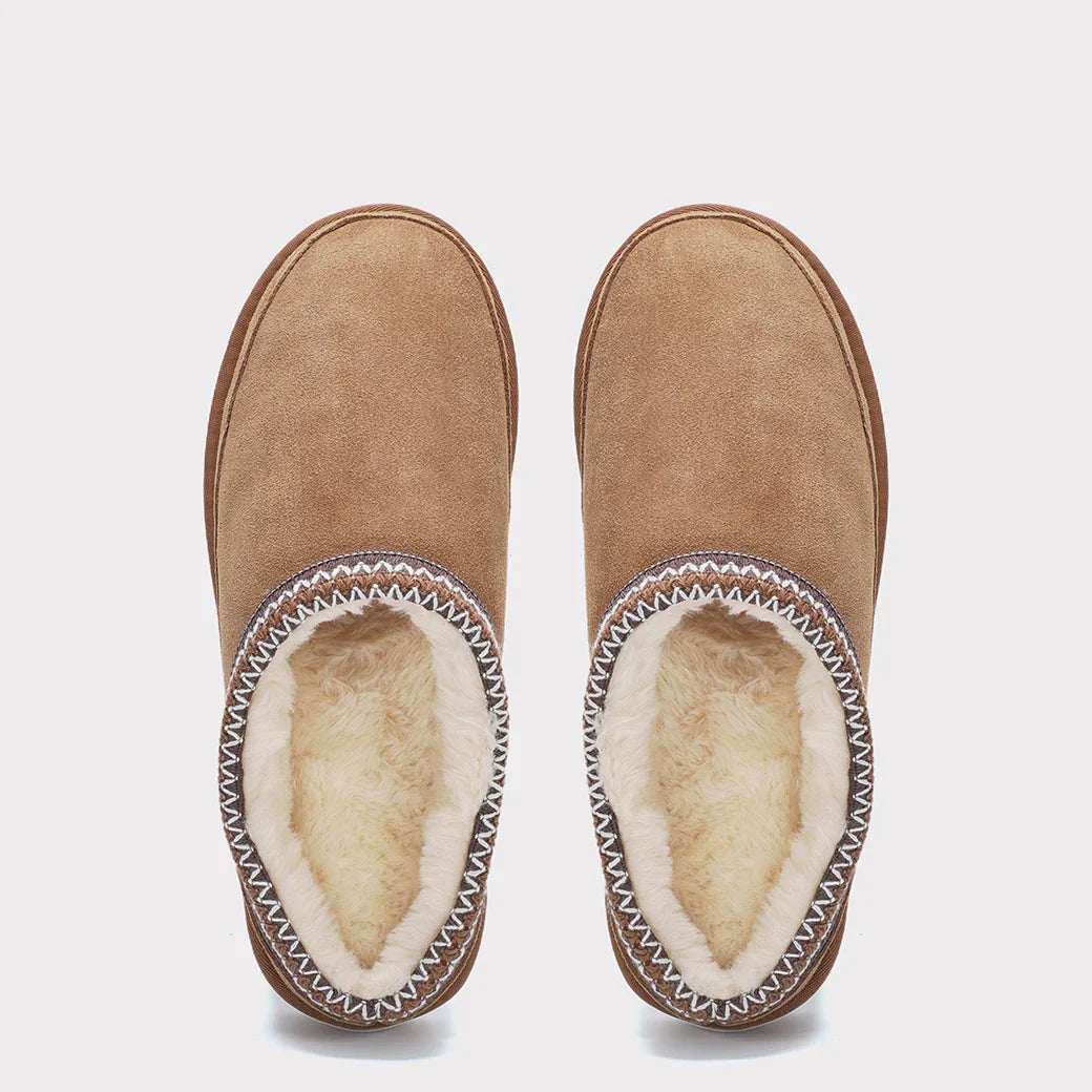  Mykos Jaden Wide Men's Slip-on Clog - Chestnut - Bonton
