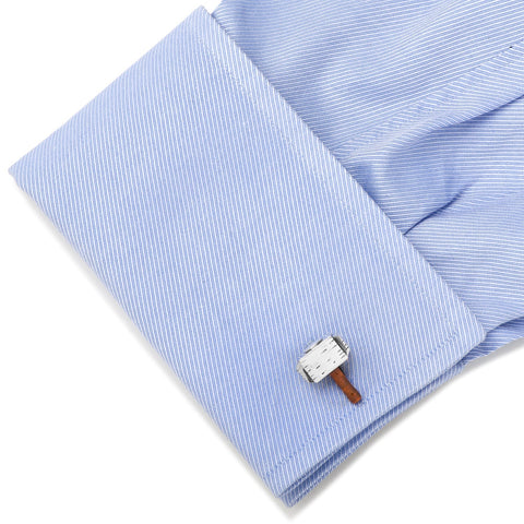 3D Thor Hammer Cufflinks