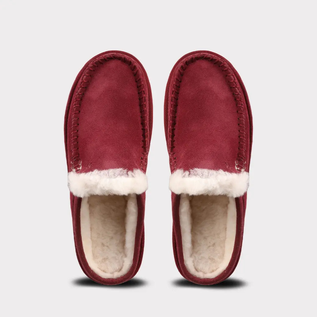  Mykos Cassie Women's Slip-on Platform Slipper - Wine - Bonton
