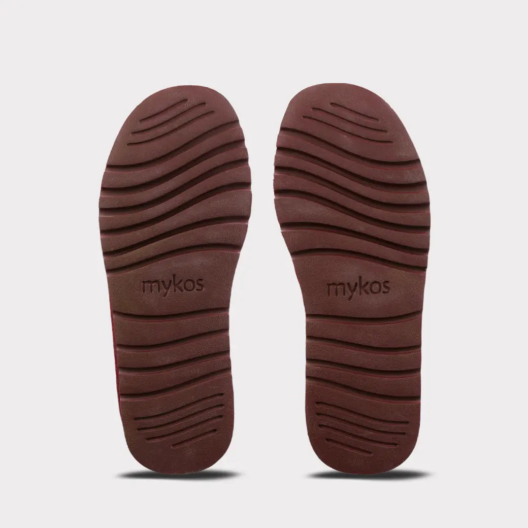  Mykos Cassie Women's Slip-on Platform Slipper - Wine - Bonton
