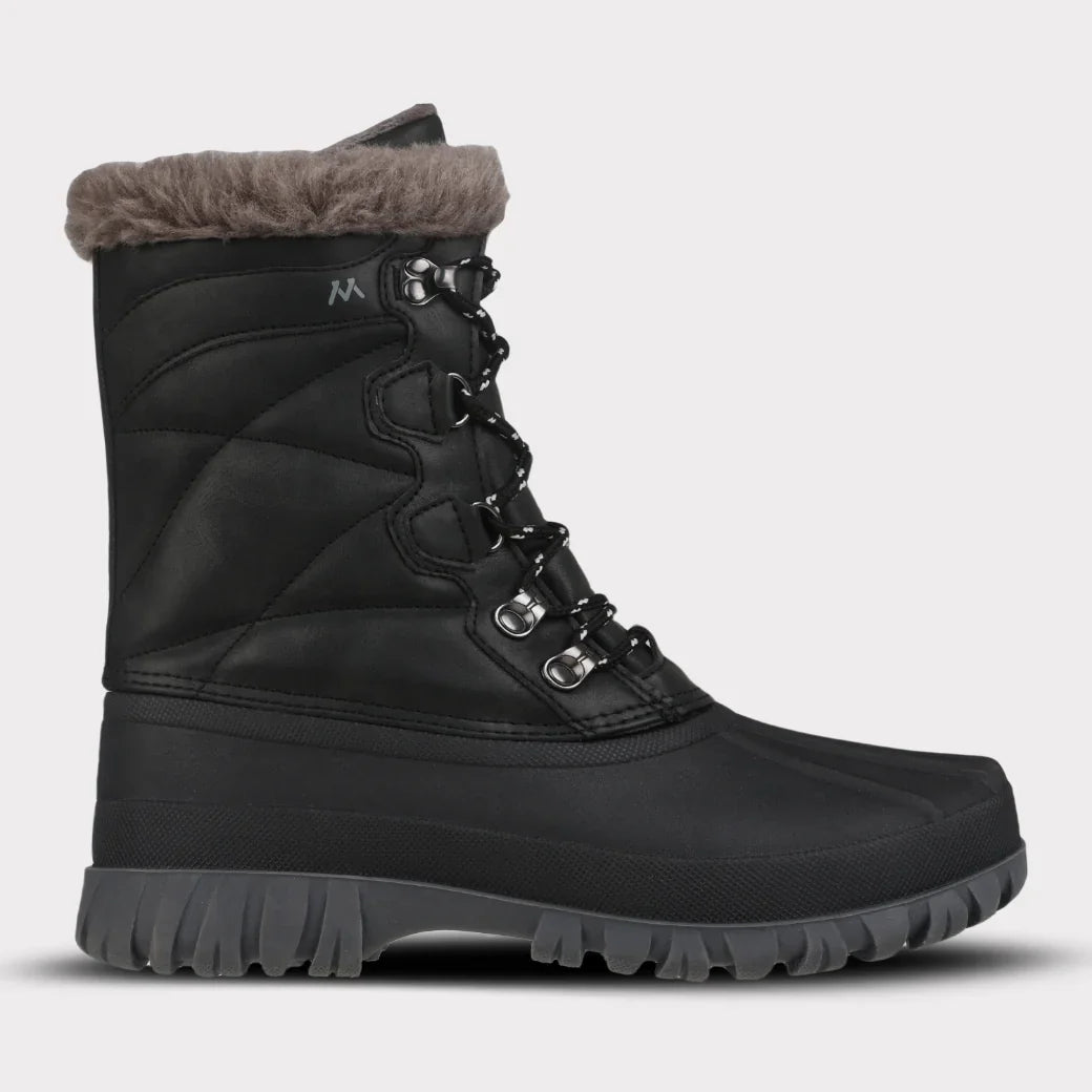  Mykos Reina Women's Lace-Up Boot - Black - Bonton