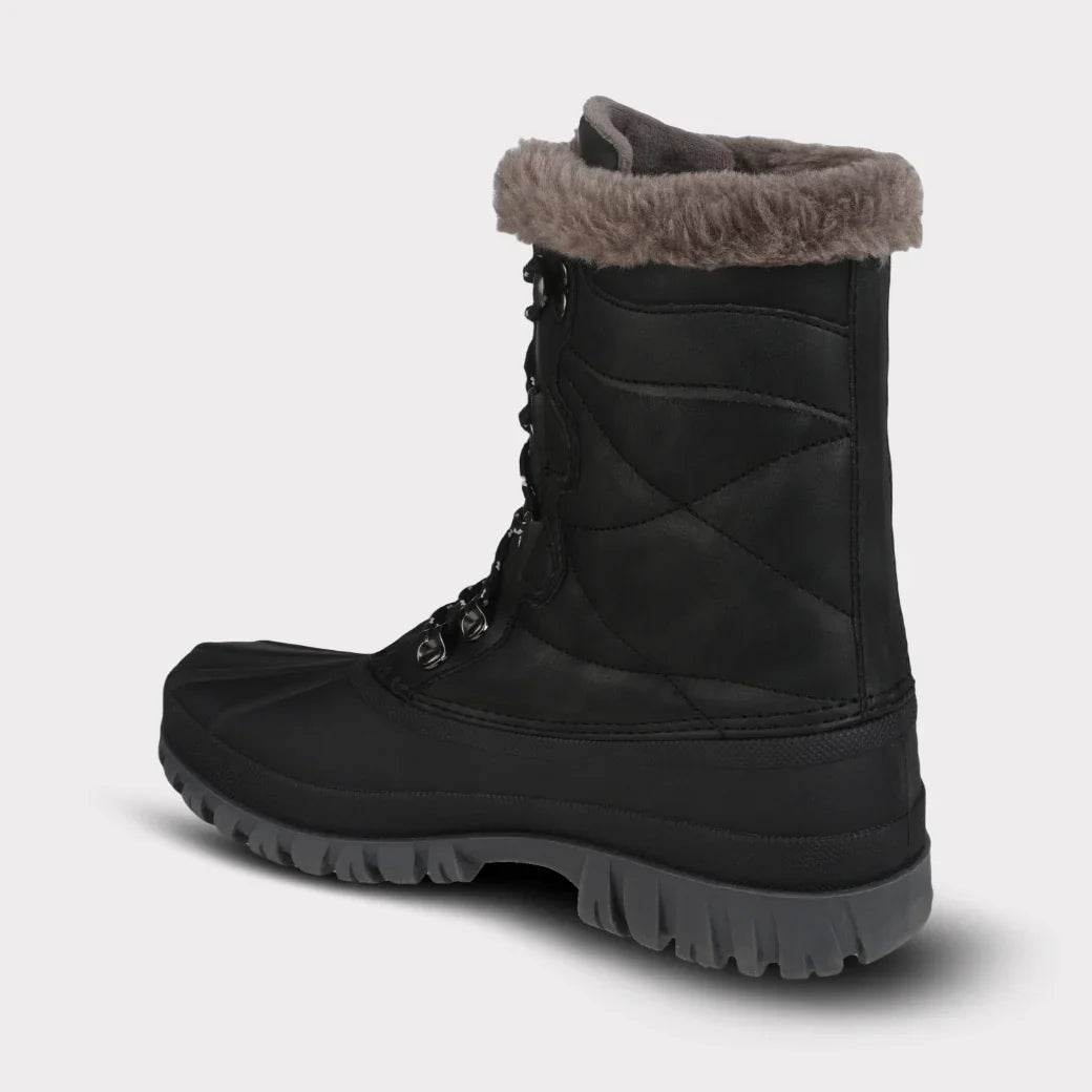  Mykos Reina Women's Lace-Up Boot - Black - Bonton